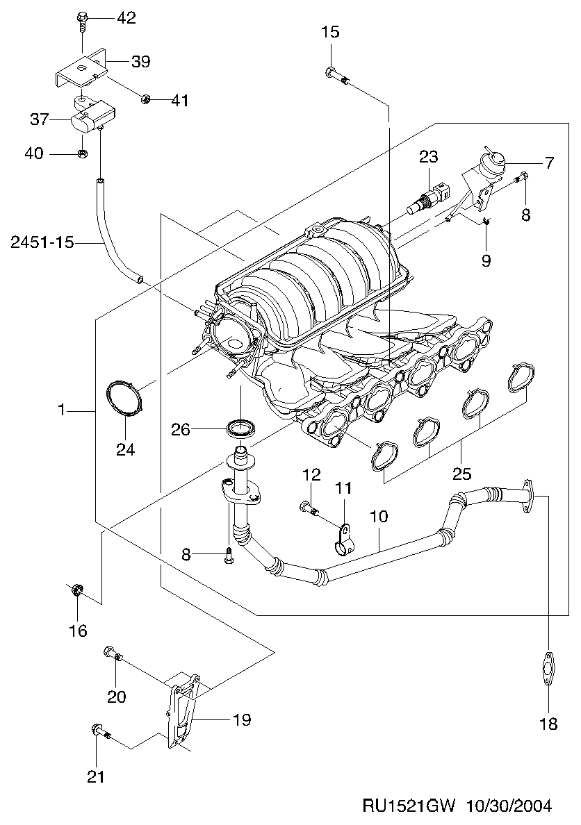 Pontiac 25 184 080 - Датчик, давление во впускной трубе autospares.lv