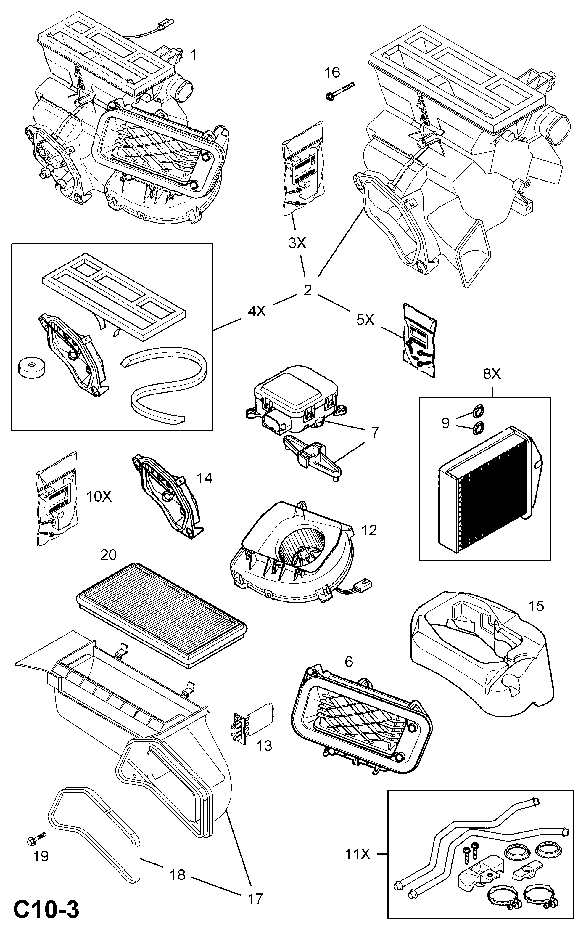 Opel 1808617 - Фильтр воздуха в салоне autospares.lv