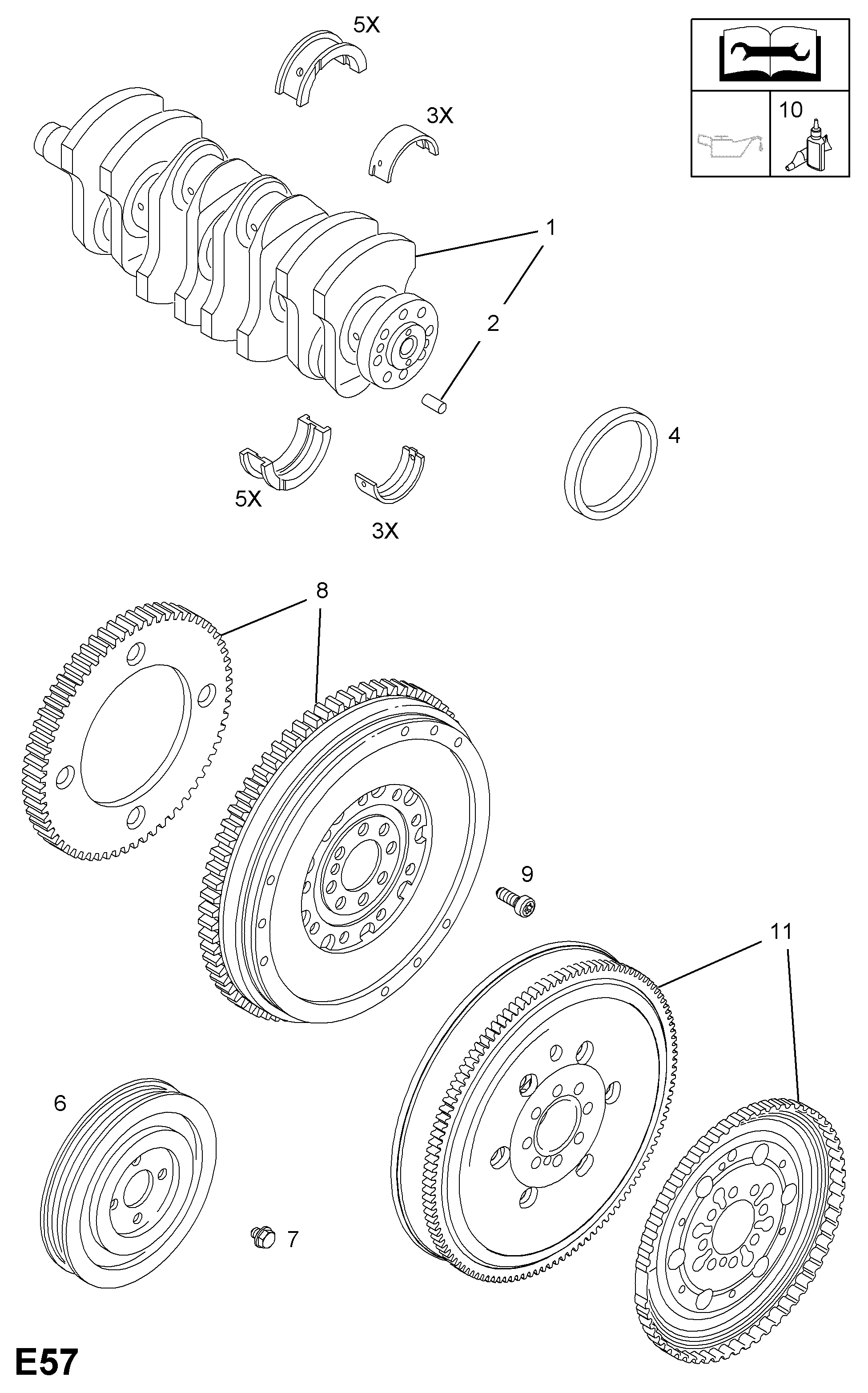 IVECO 5614438 - Шкив коленчатого вала autospares.lv