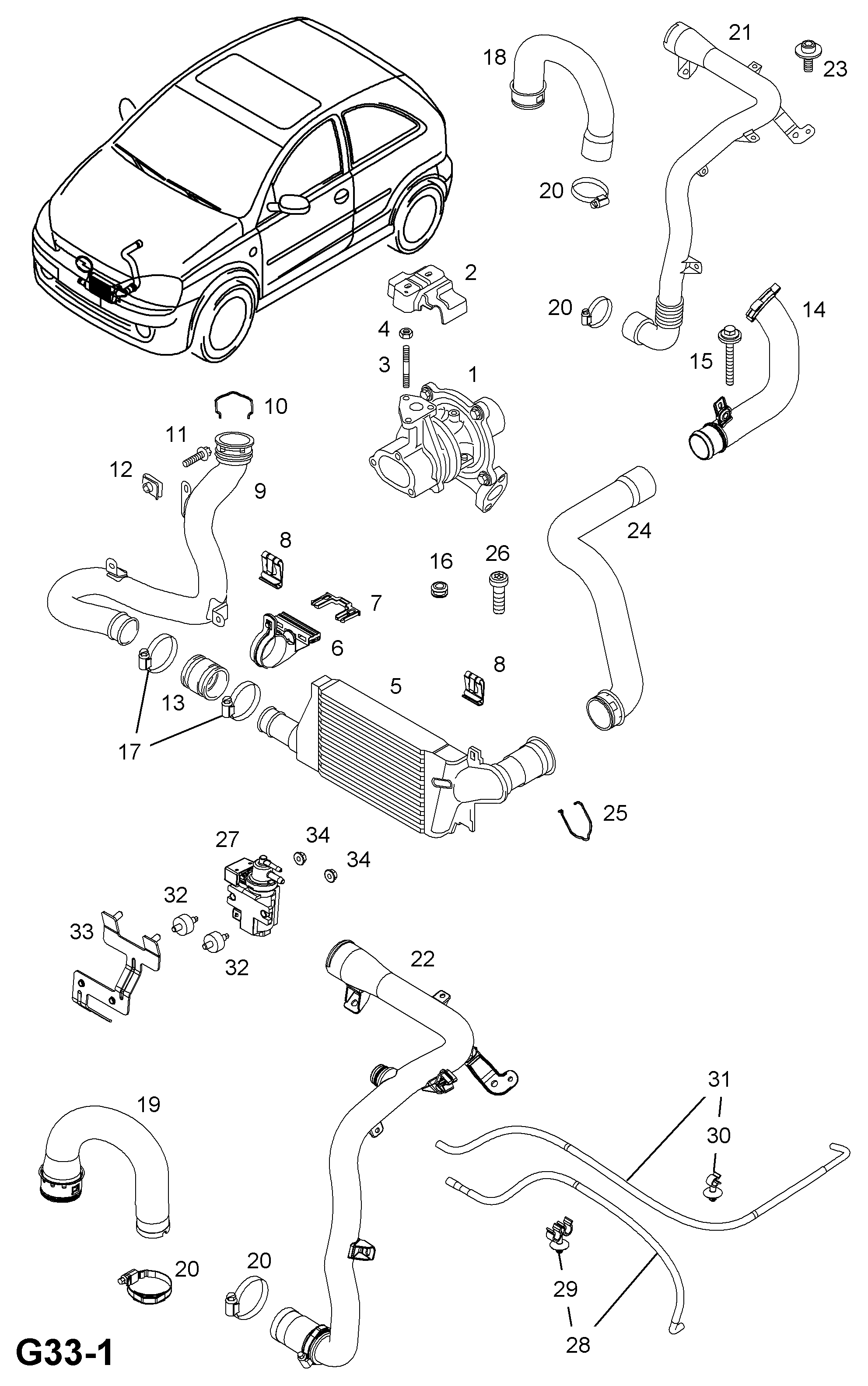 Vauxhall 860585 - Турбина, компрессор autospares.lv