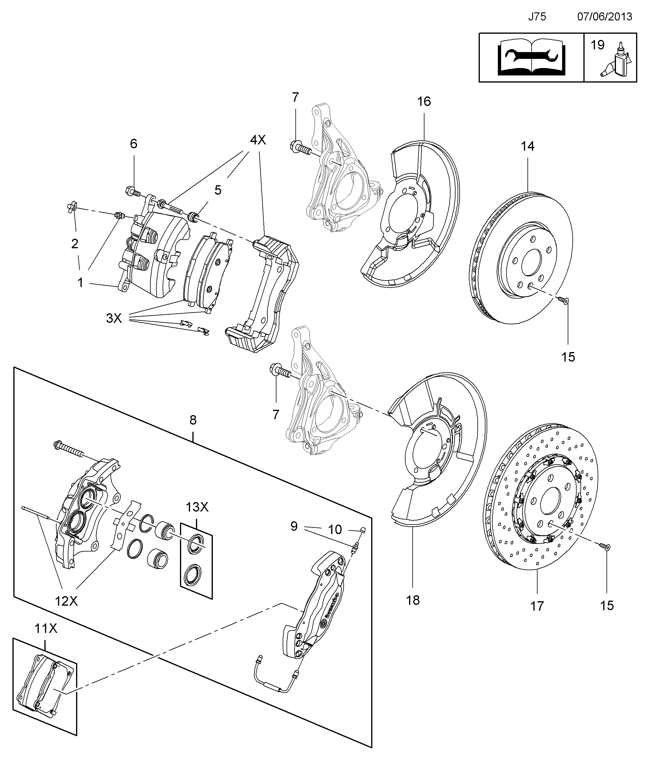 SAAB 16 05 202 - Тормозные колодки, дисковые, комплект autospares.lv