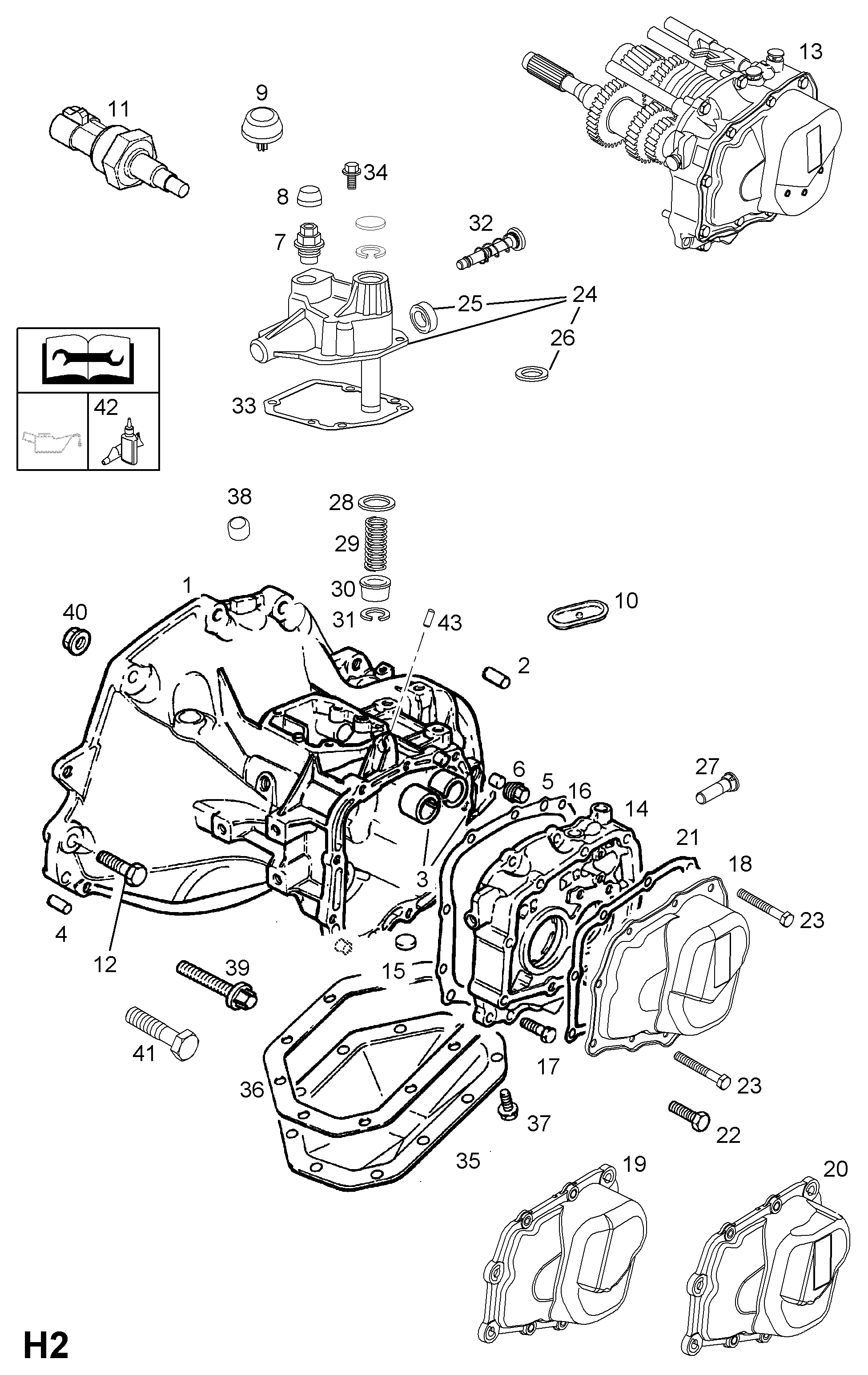 BRAKE PARTS INC. 370027 - COVER, DIFFERENTIAL (NLS.- USE 93190842  16 03 387) autospares.lv