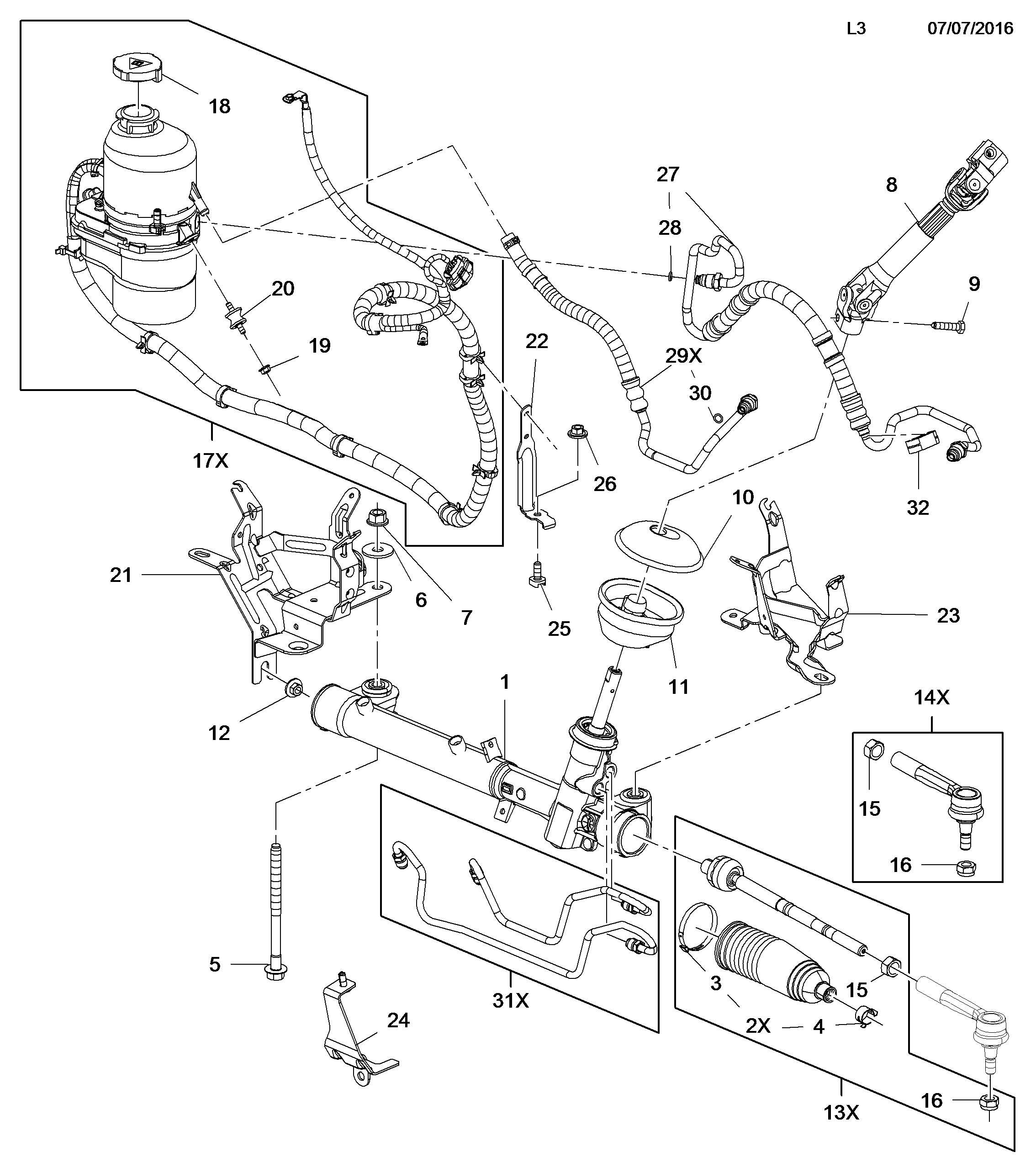 Vauxhall 16 09 000 - Осевой шарнир, рулевая тяга autospares.lv