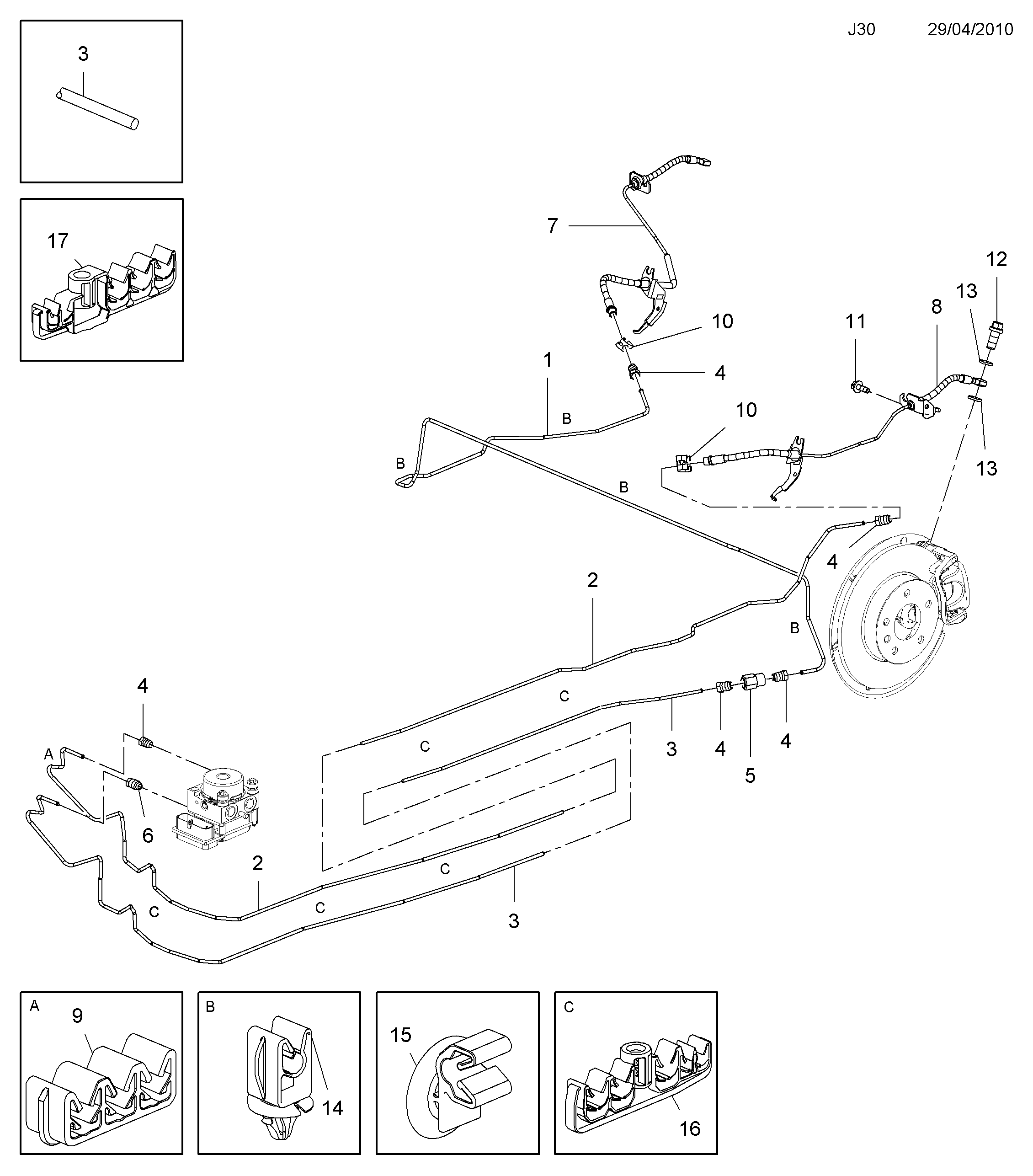 Vauxhall 562146 - Тормозной шланг autospares.lv