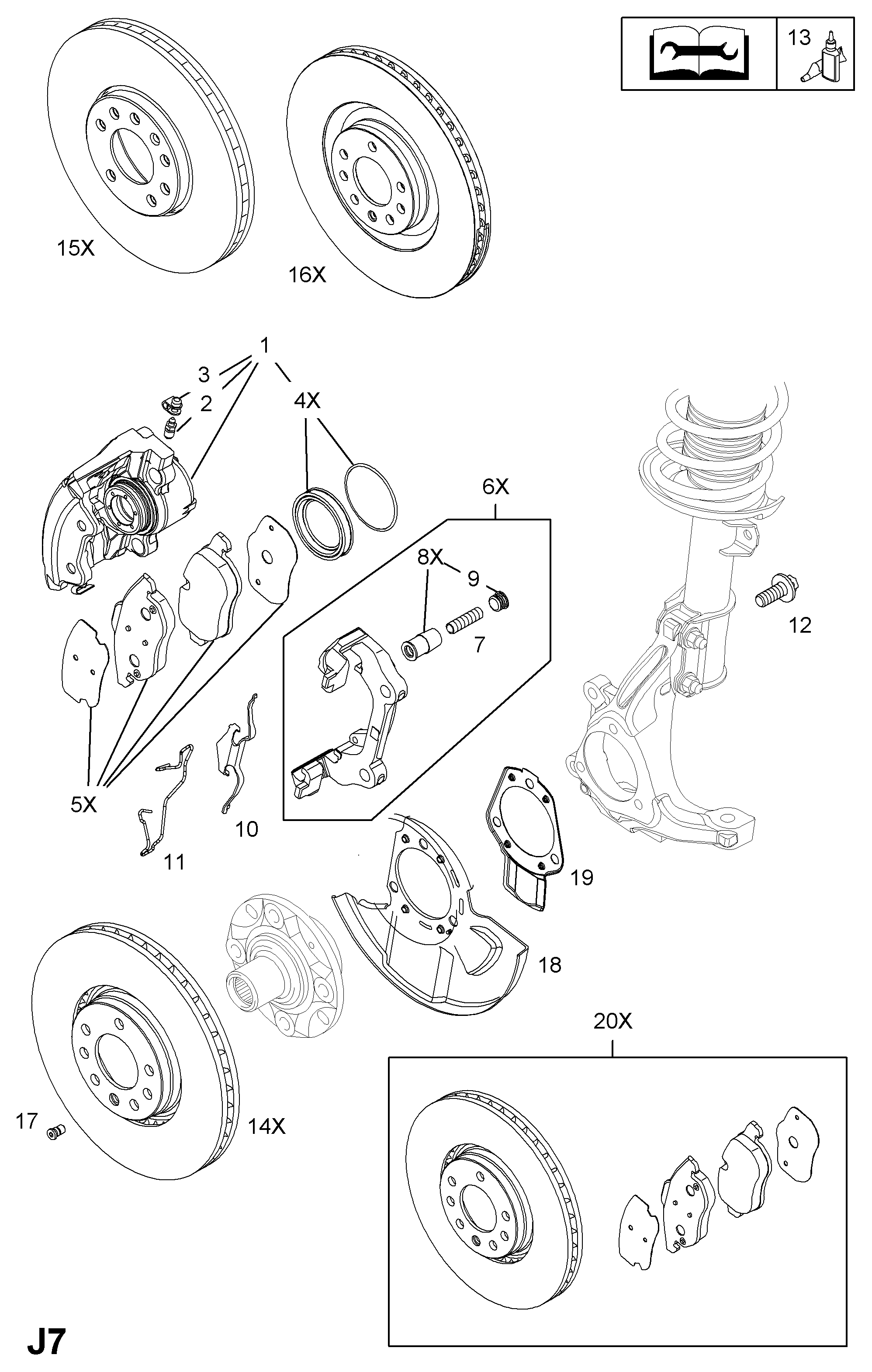 Opel 542024 - Тормозной суппорт autospares.lv