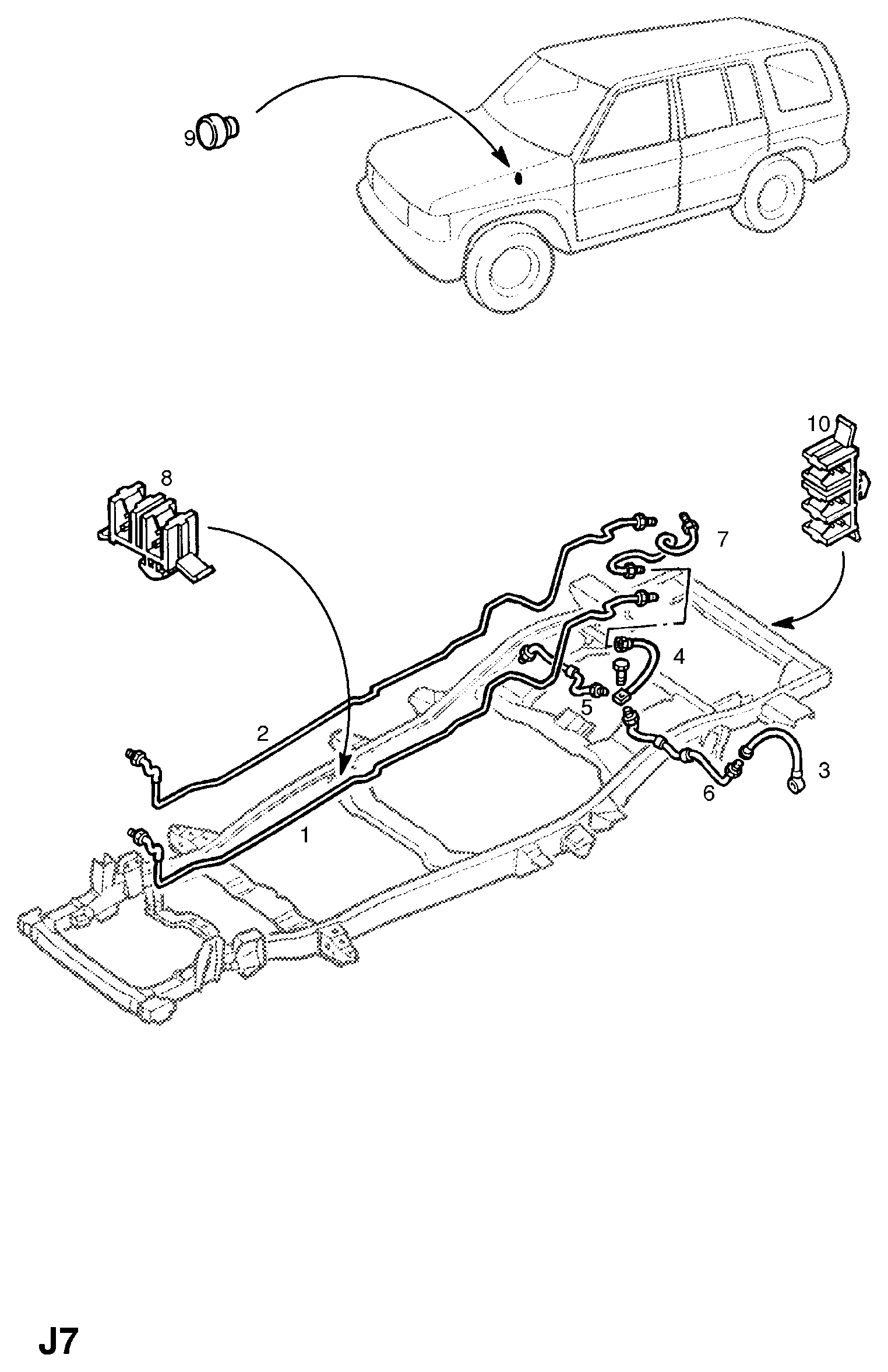 Opel 562382 - Тормозной шланг autospares.lv