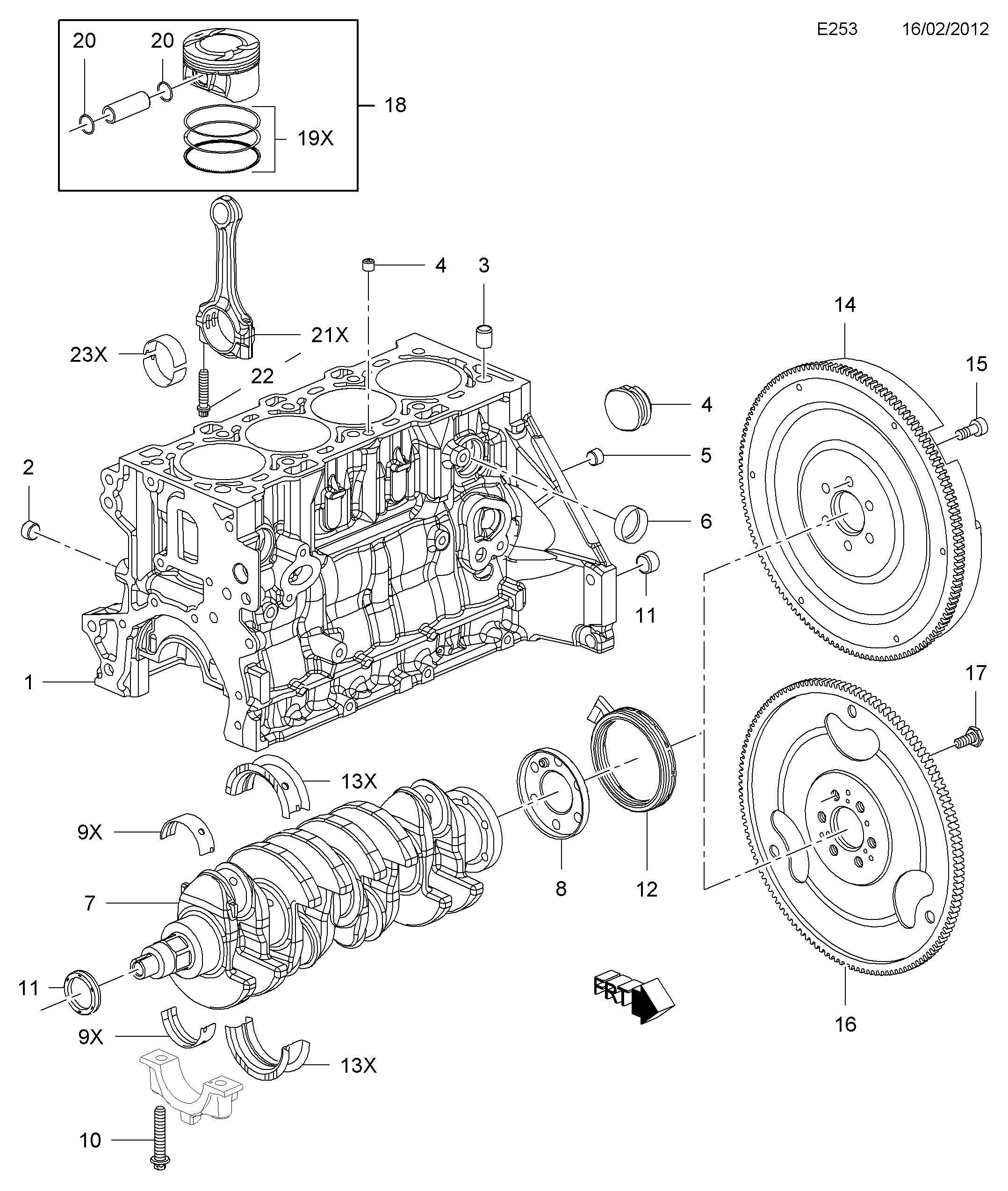 Alfa Romeo 646299 - Уплотняющее кольцо, коленчатый вал autospares.lv