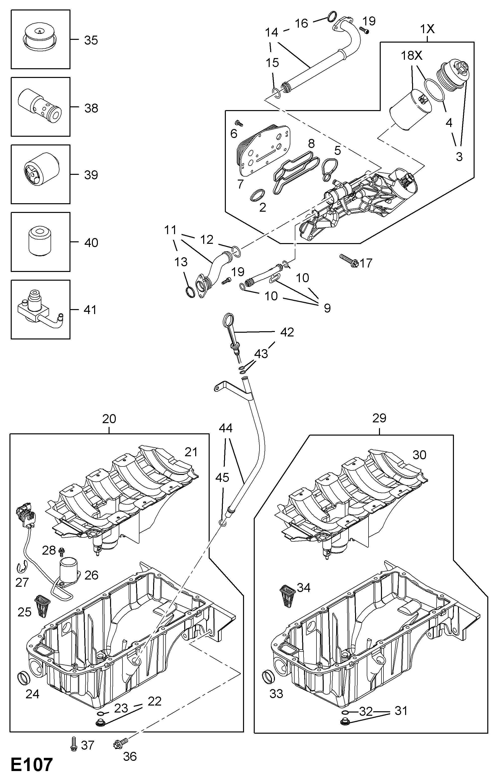 Opel 652094 - Масляный поддон autospares.lv