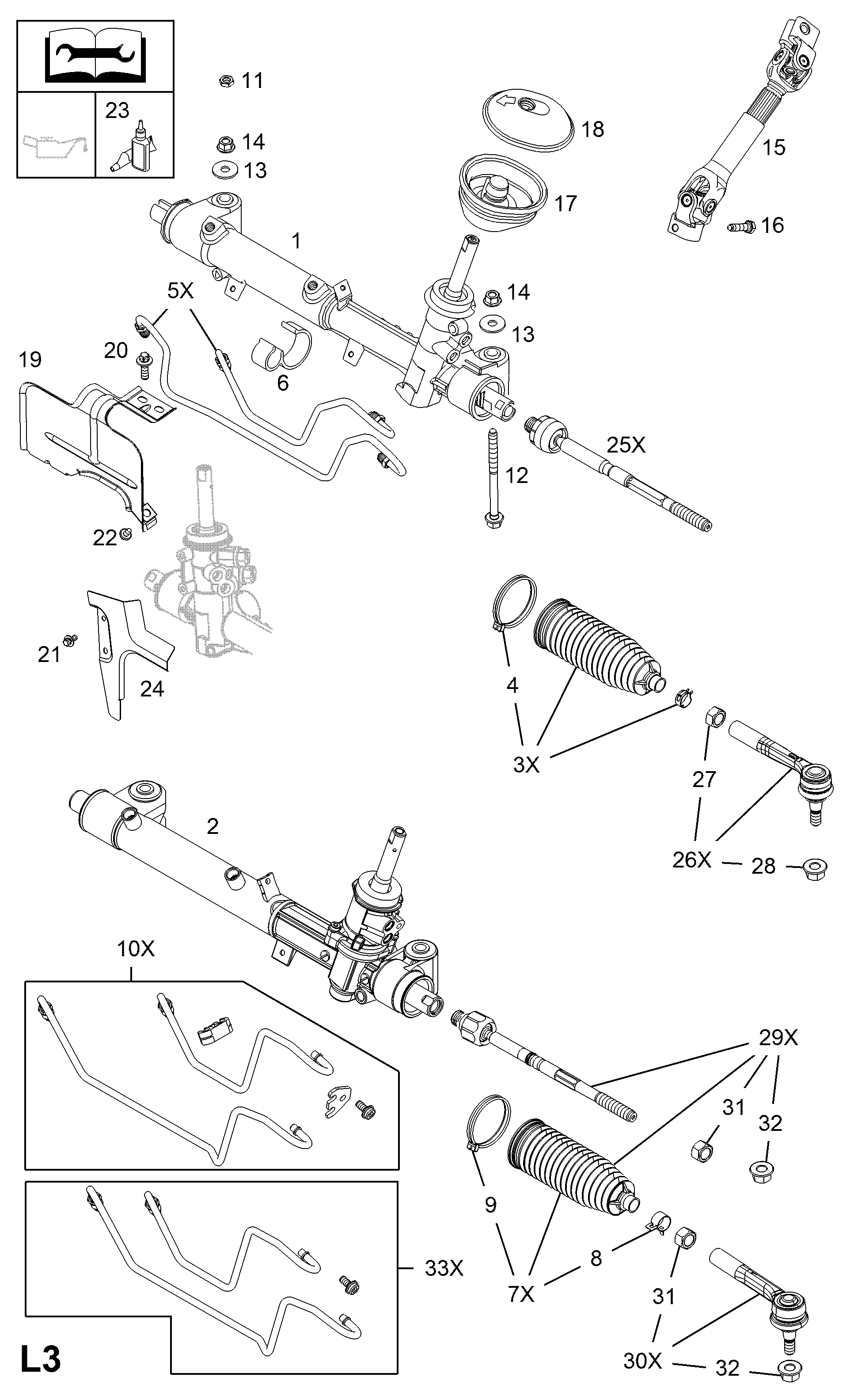 Opel 16 03 265 - Осевой шарнир, рулевая тяга autospares.lv