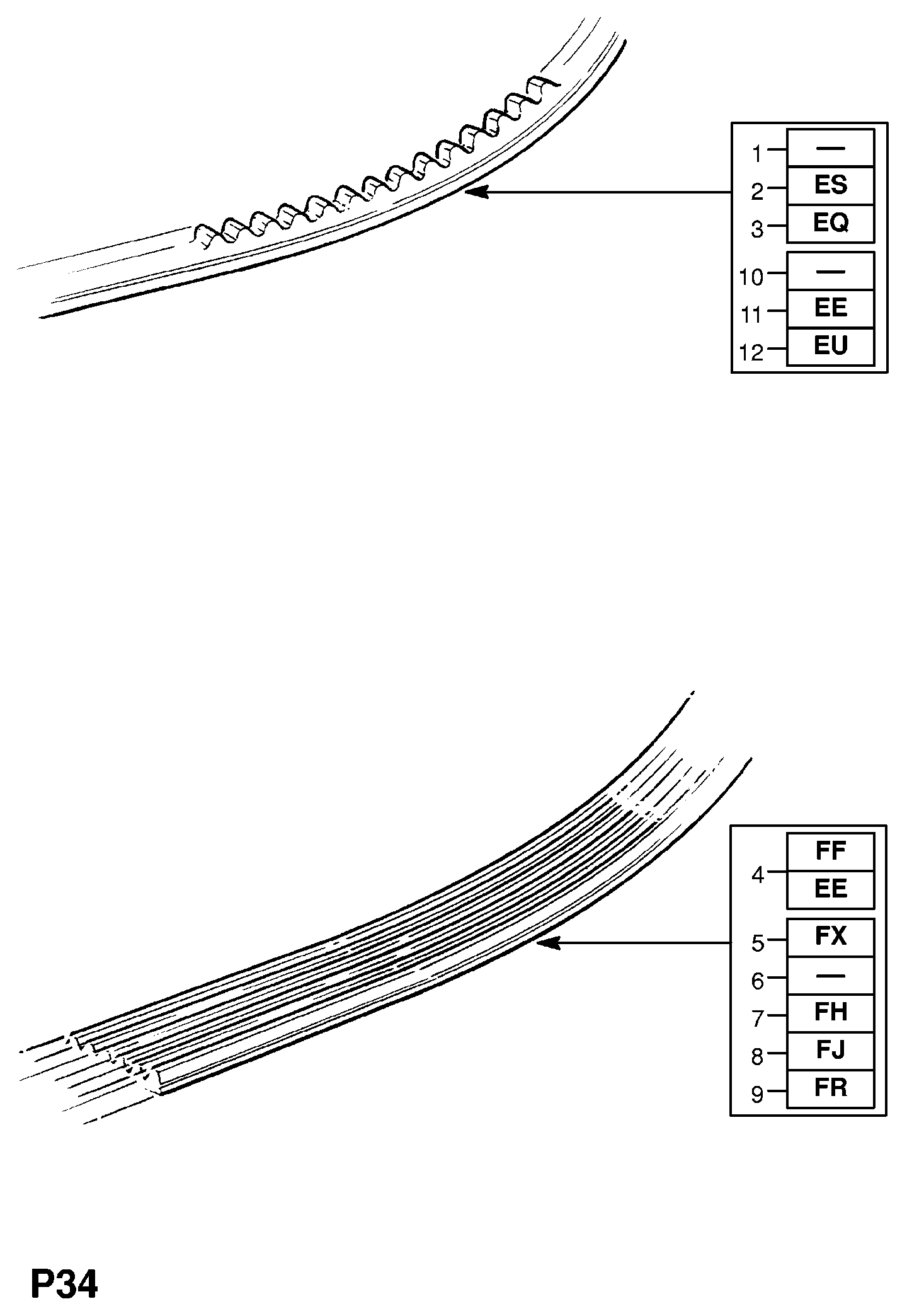 Opel 1854711 - Клиновой ремень, поперечные рёбра autospares.lv