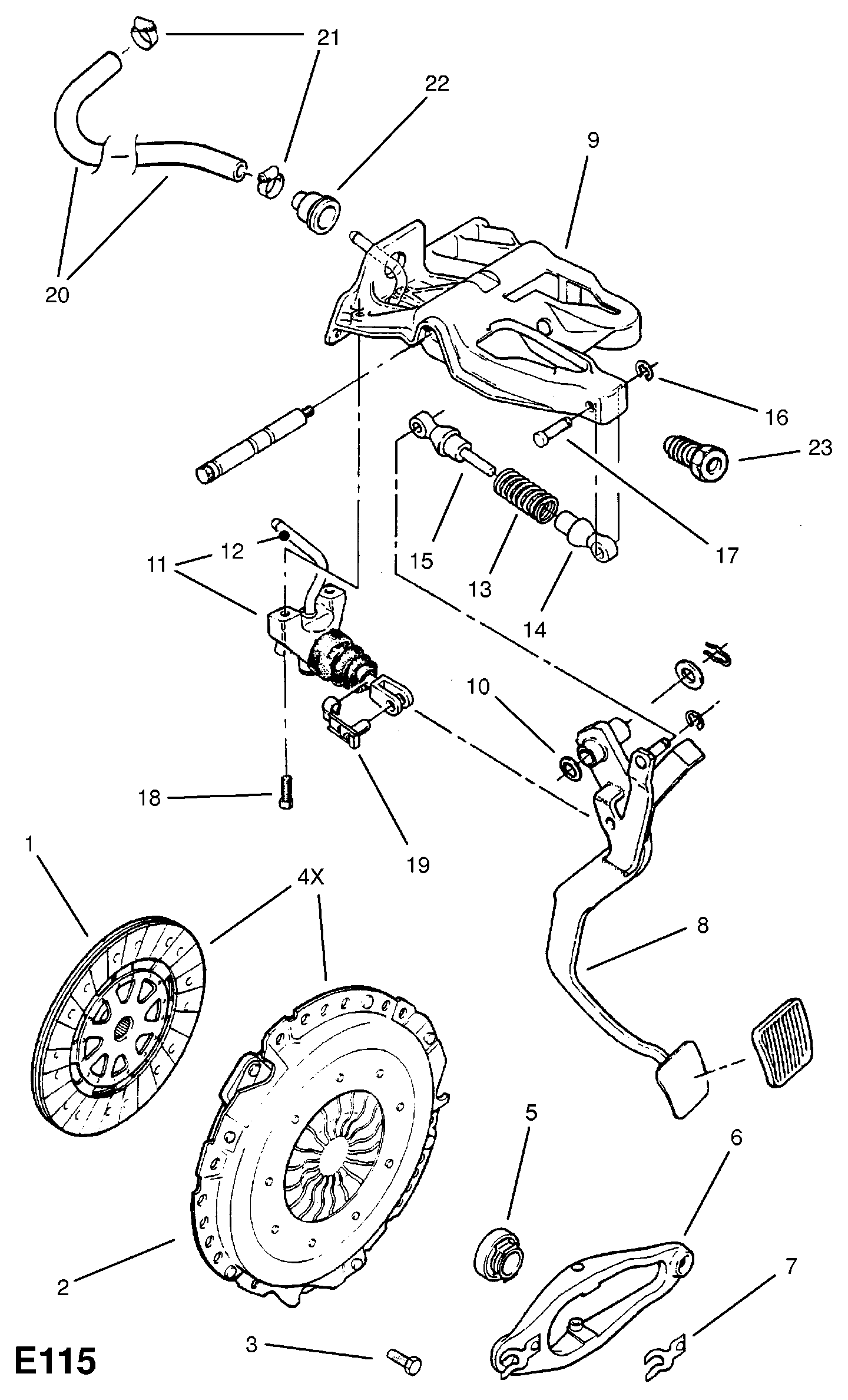 Opel 6 66 118 - Нажимной диск сцепления autospares.lv