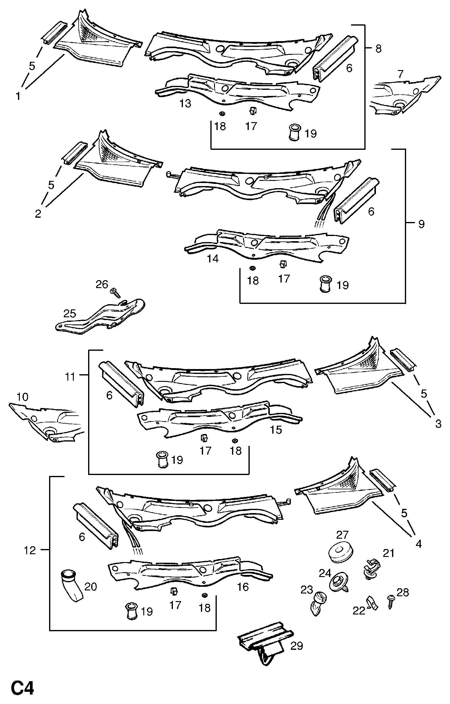 Honda 104165 - Шаровая опора, несущий / направляющий шарнир autospares.lv