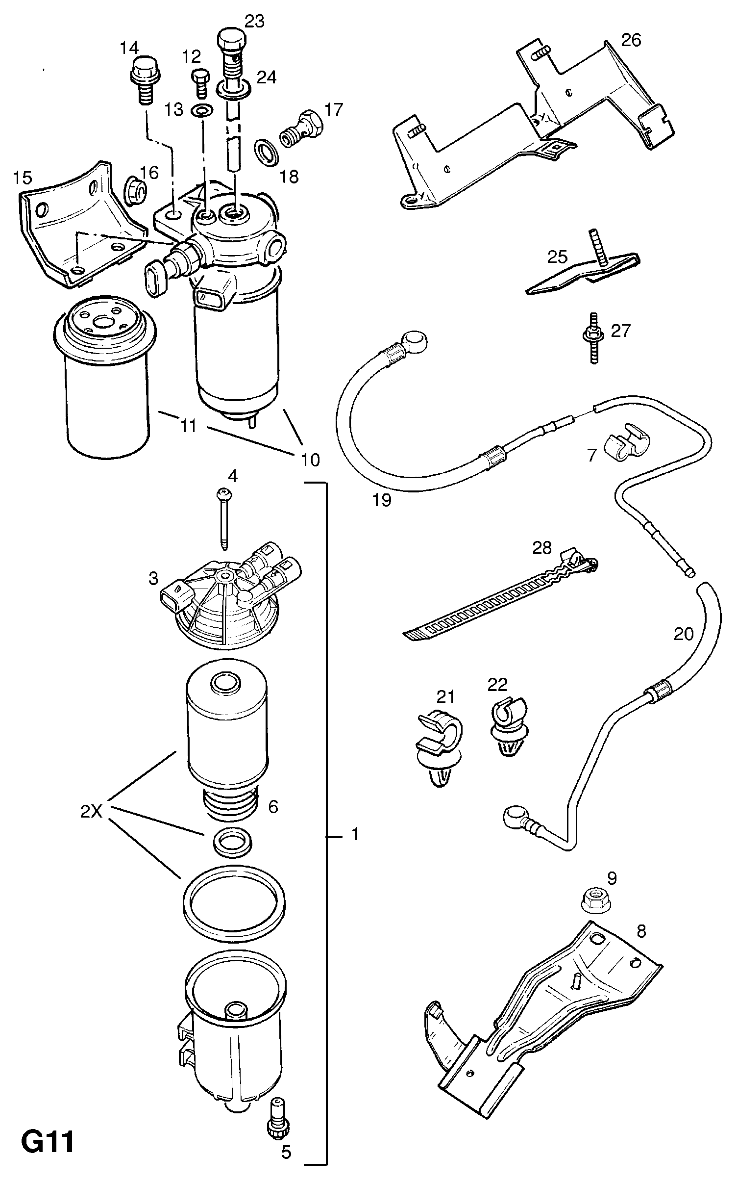 Opel 813565 - Топливный фильтр autospares.lv