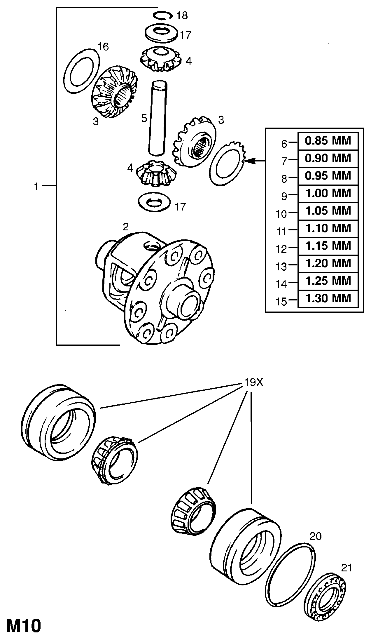 ATE-CN 410258 - CASE, DIFFERENTIAL (NLS.- NO REPLACEMENT PART)  (PRODUCTION NO.  autospares.lv