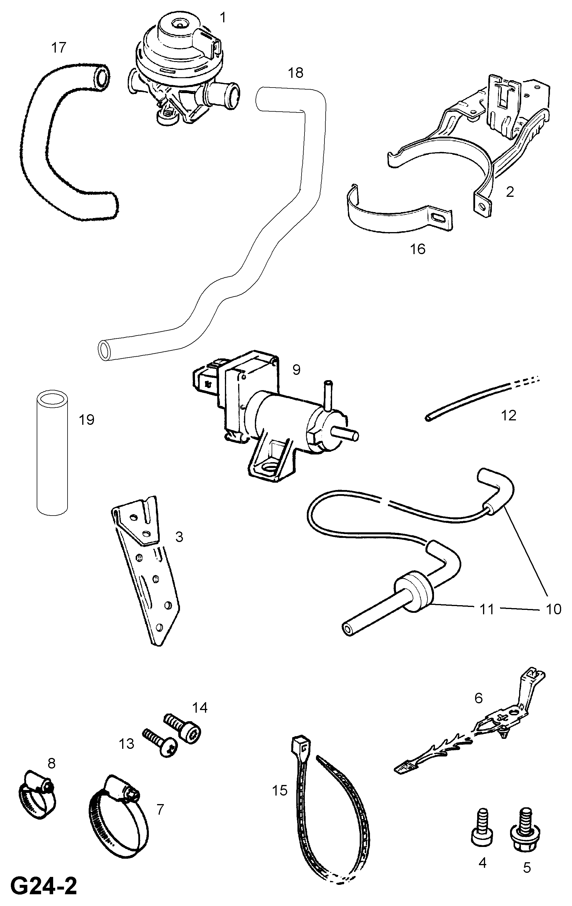 Opel 8 57 208 - Переключающийся вентиль, перекл. клапан (впуск. газопровод) autospares.lv