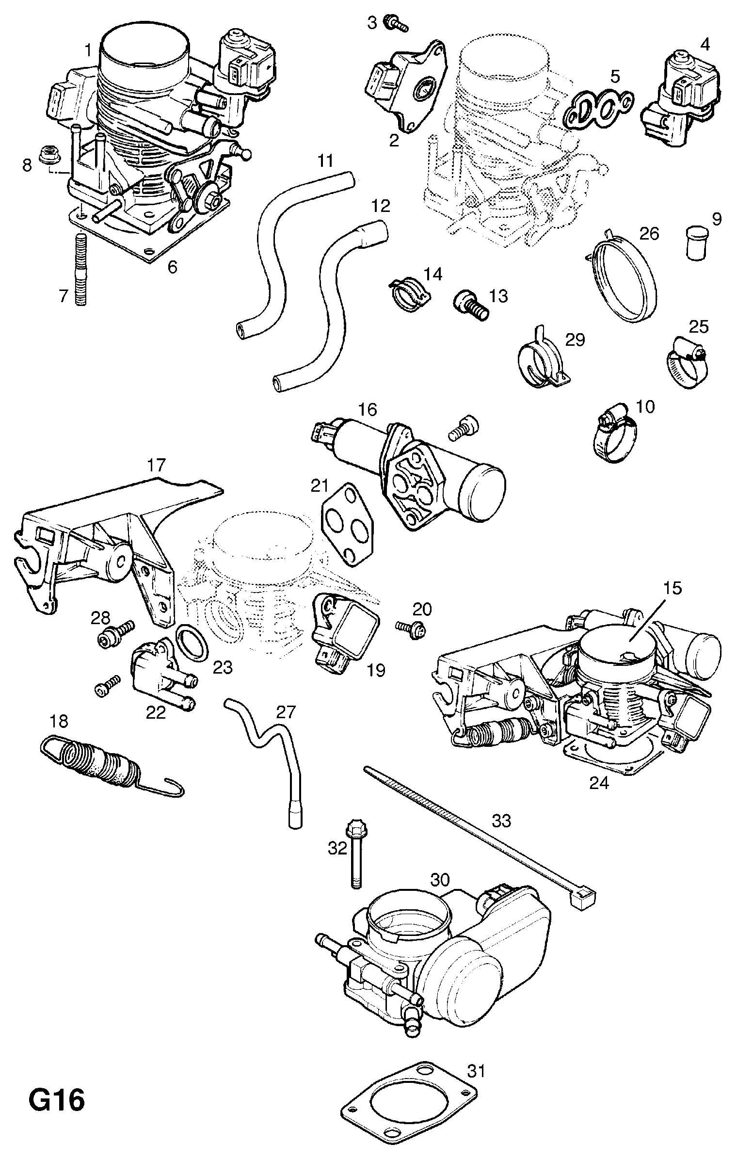 Opel 8 37 102 - Поворотная заслонка, подвод воздуха autospares.lv