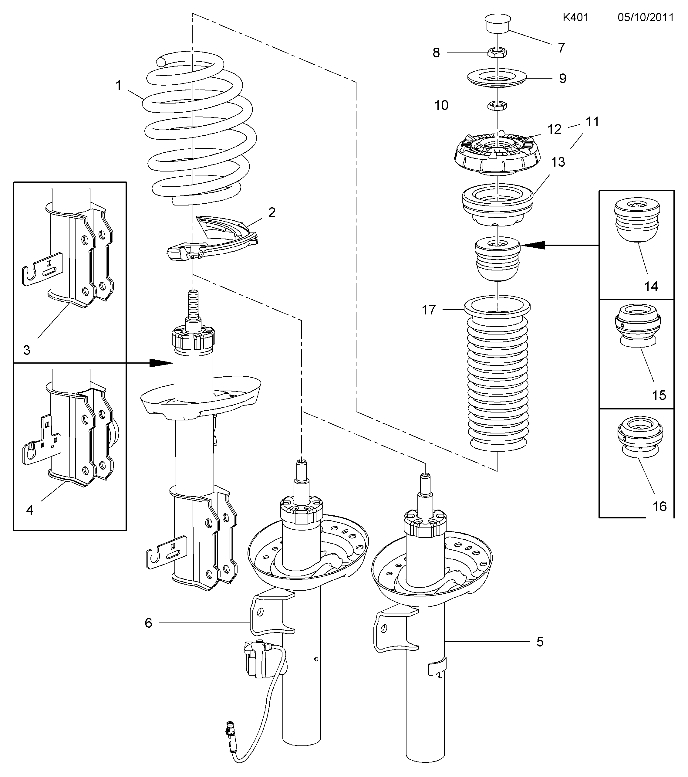 Vauxhall 312469 - Пружина ходовой части autospares.lv