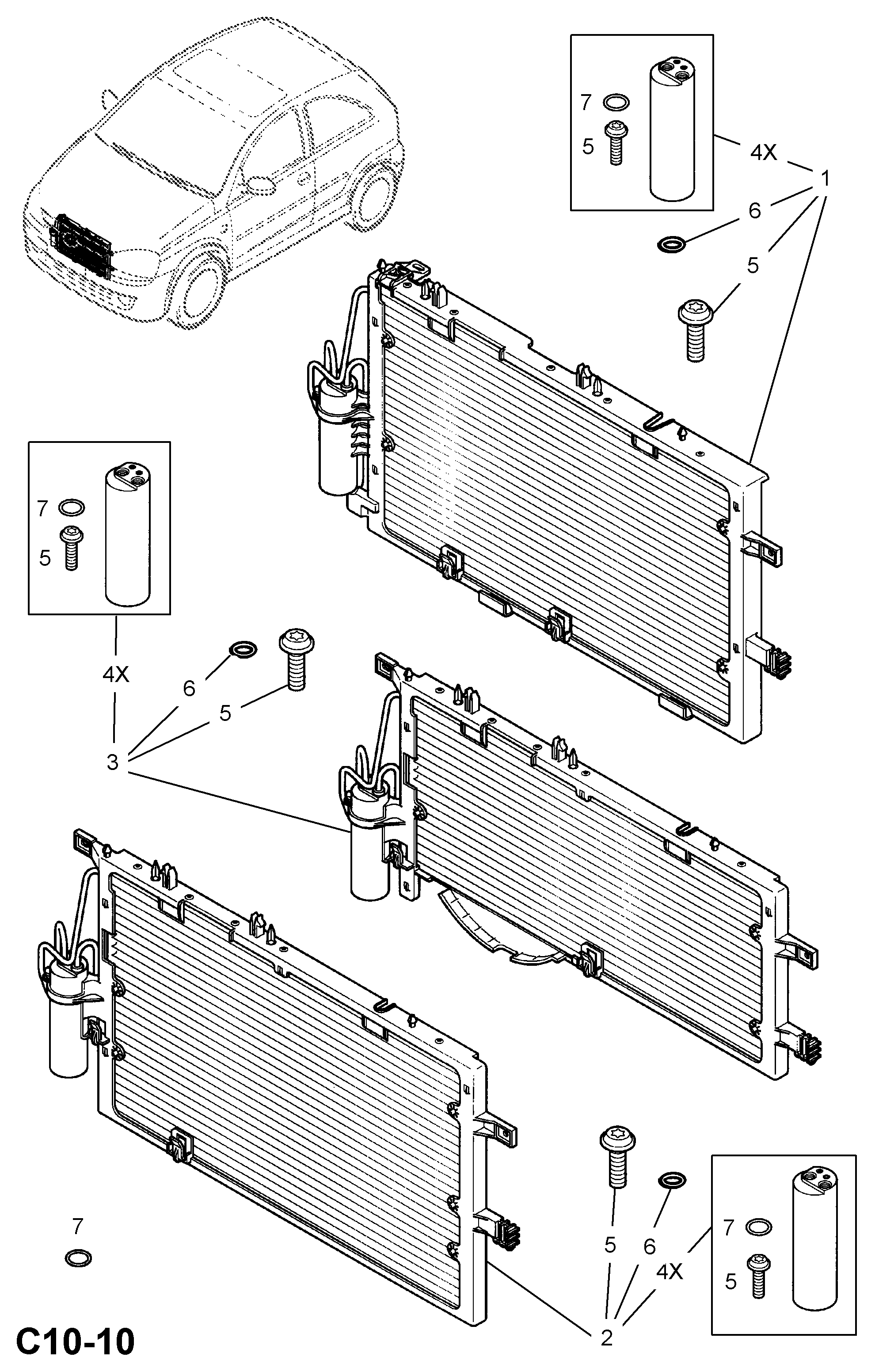 Plymouth 1850114 - Конденсатор кондиционера autospares.lv