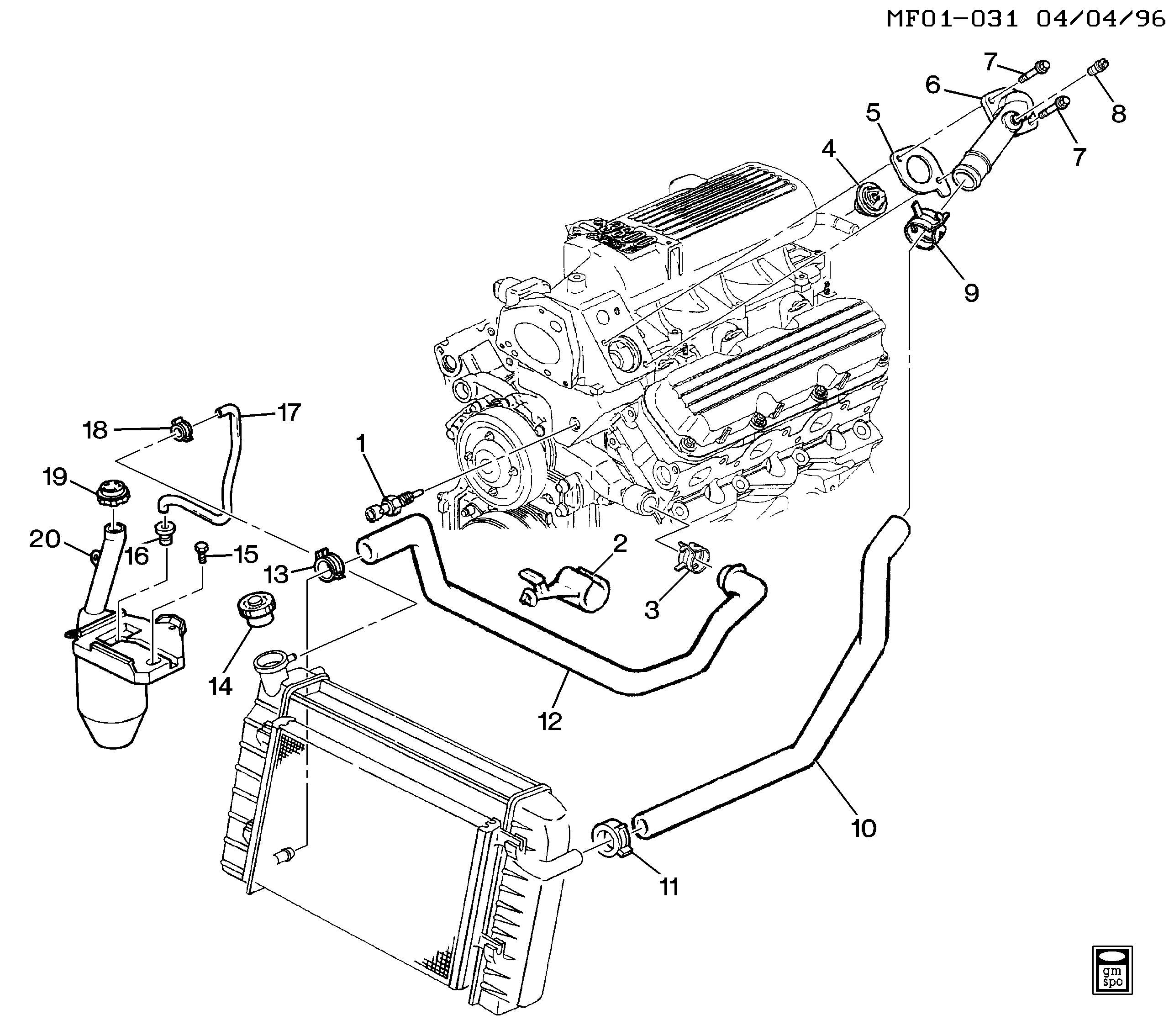 Chevrolet 10316828 - Крышка горловины радиатора autospares.lv