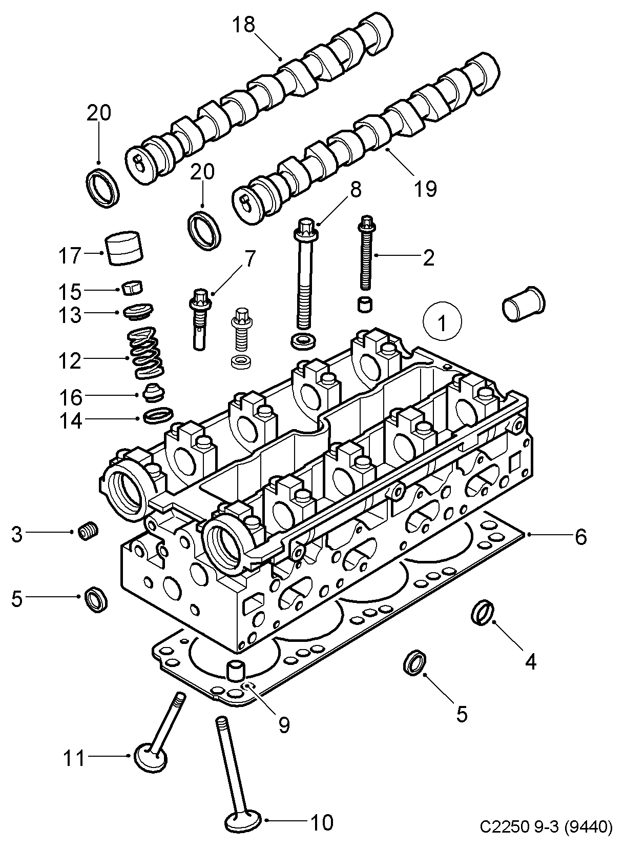 Opel 90529533 - Предохранительный клин клапана autospares.lv