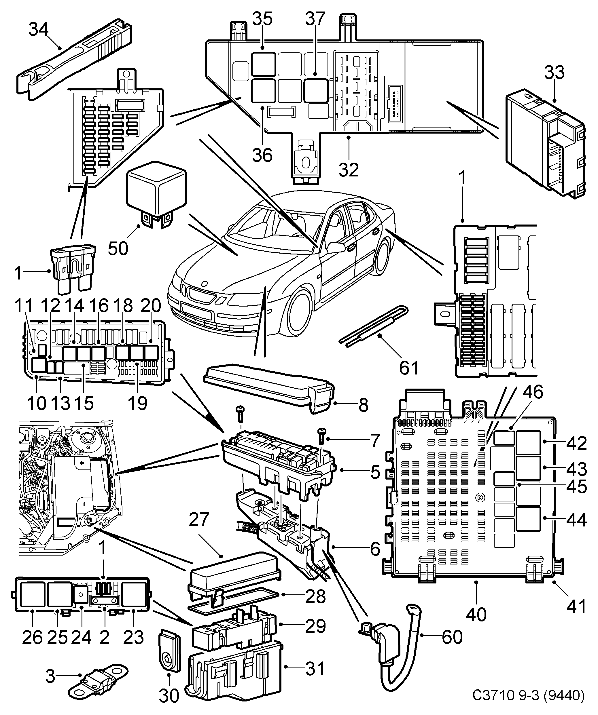 Opel 90491314 - Многофункциональное реле autospares.lv