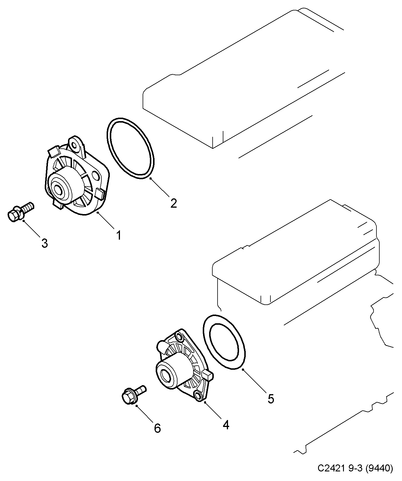 Opel 93 17 8713 - Водяной насос + комплект зубчатого ремня ГРМ autospares.lv