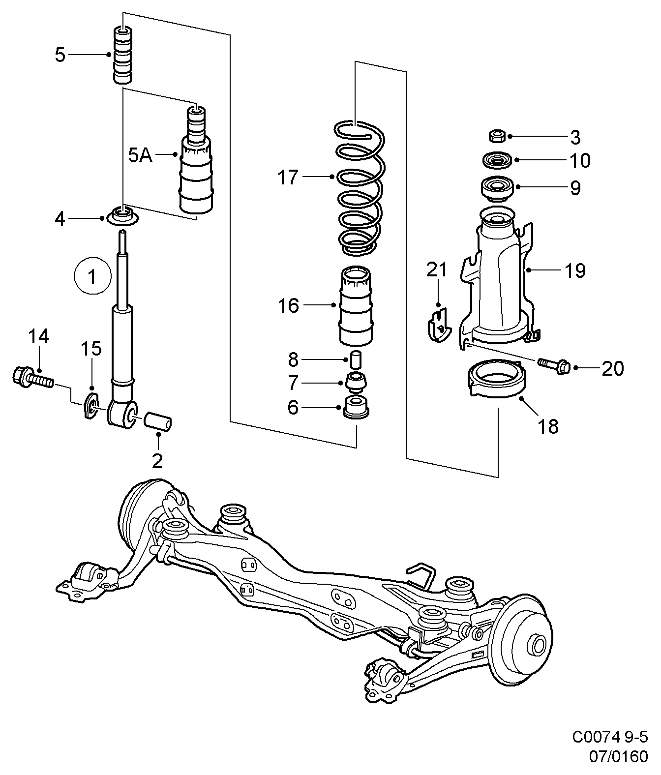 SAAB 12765950 - Амортизатор autospares.lv