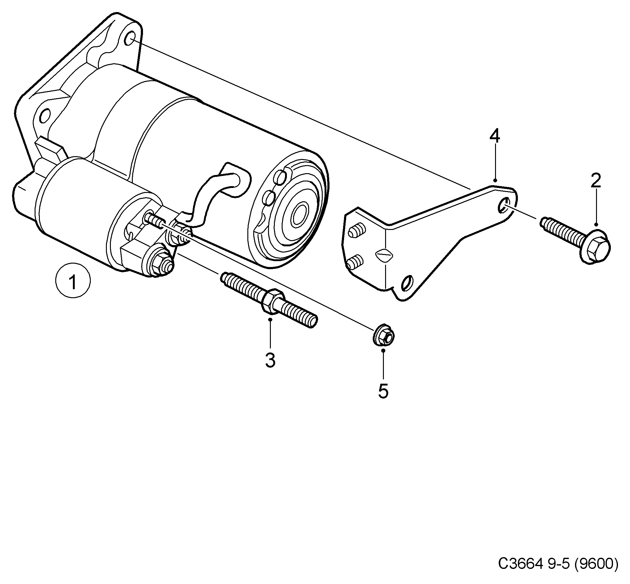 SAAB 55353857 - Стартер autospares.lv