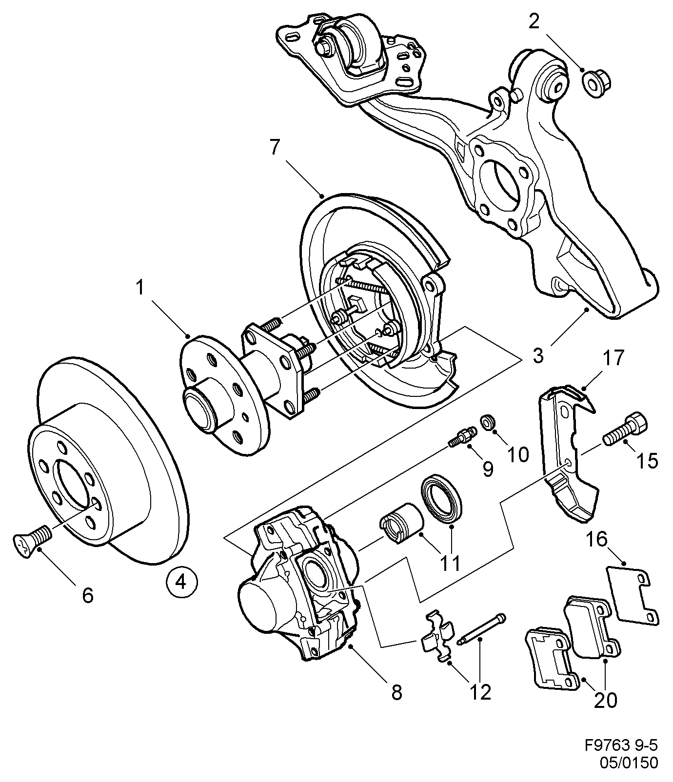 Saturn 4839338 - Brake disc kit autospares.lv