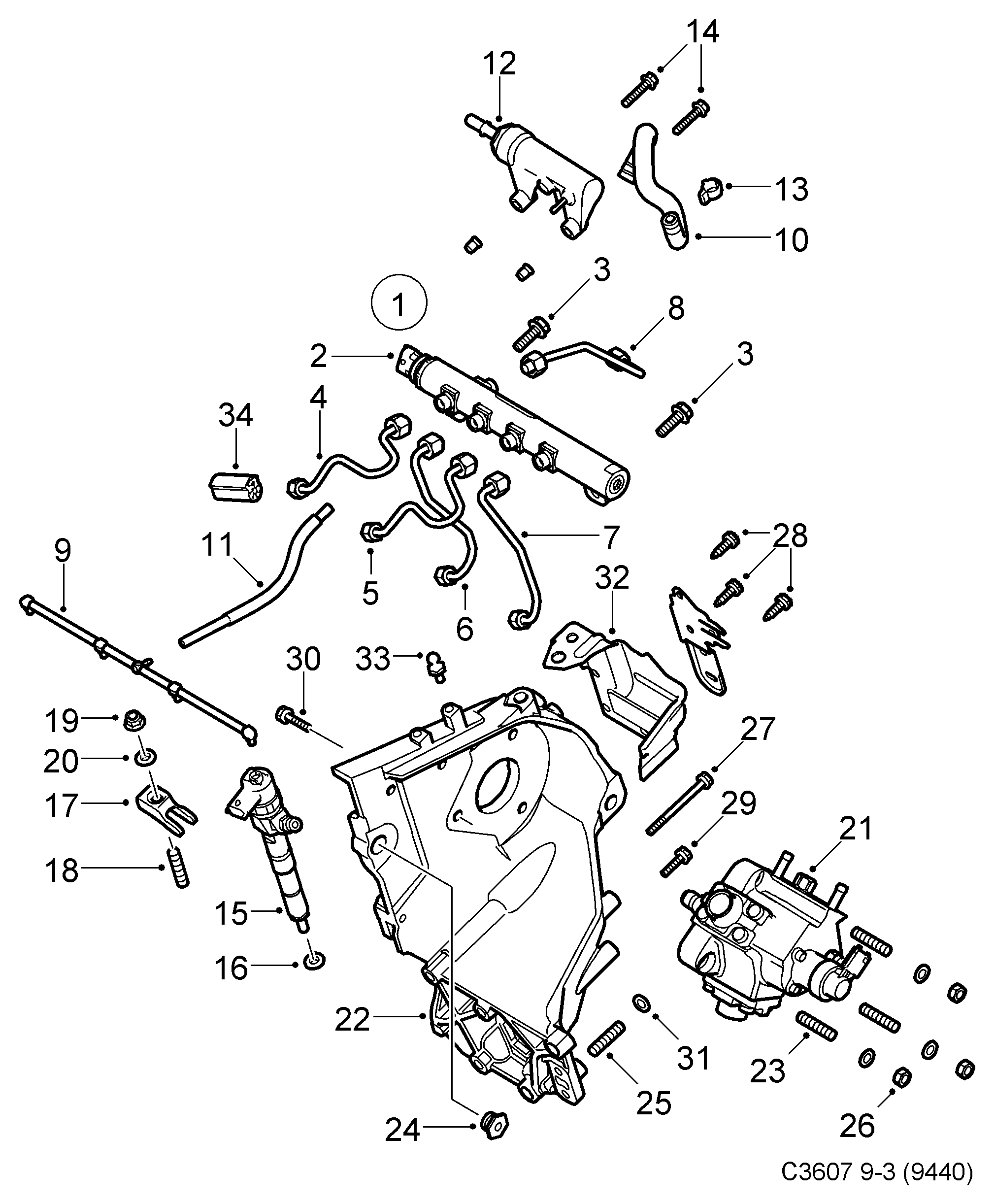 Opel 93185626 - Датчик, давление подачи топлива autospares.lv