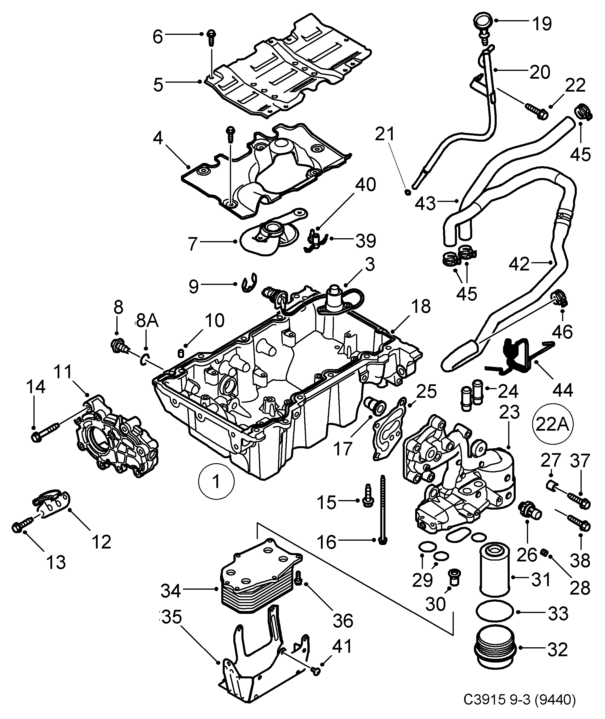 SAAB 11 519 408 - Резьбовая пробка, масляный поддон autospares.lv