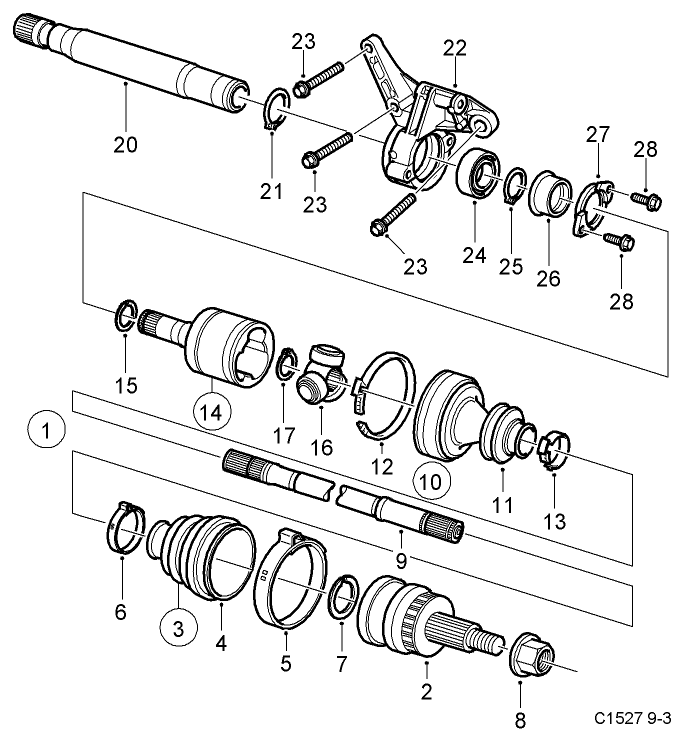 Opel 12793854 - Пыльник, приводной вал autospares.lv