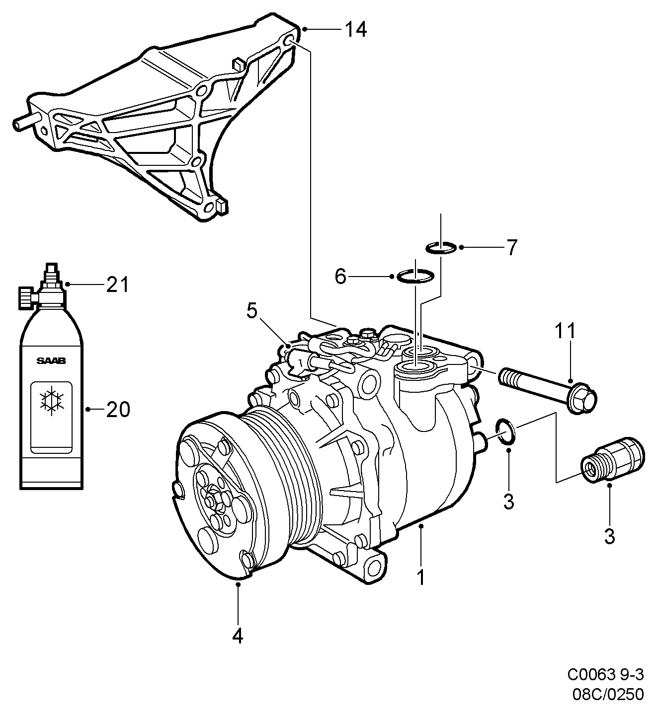 MS (Motor Service) 475 9924 - Cable clamp autospares.lv