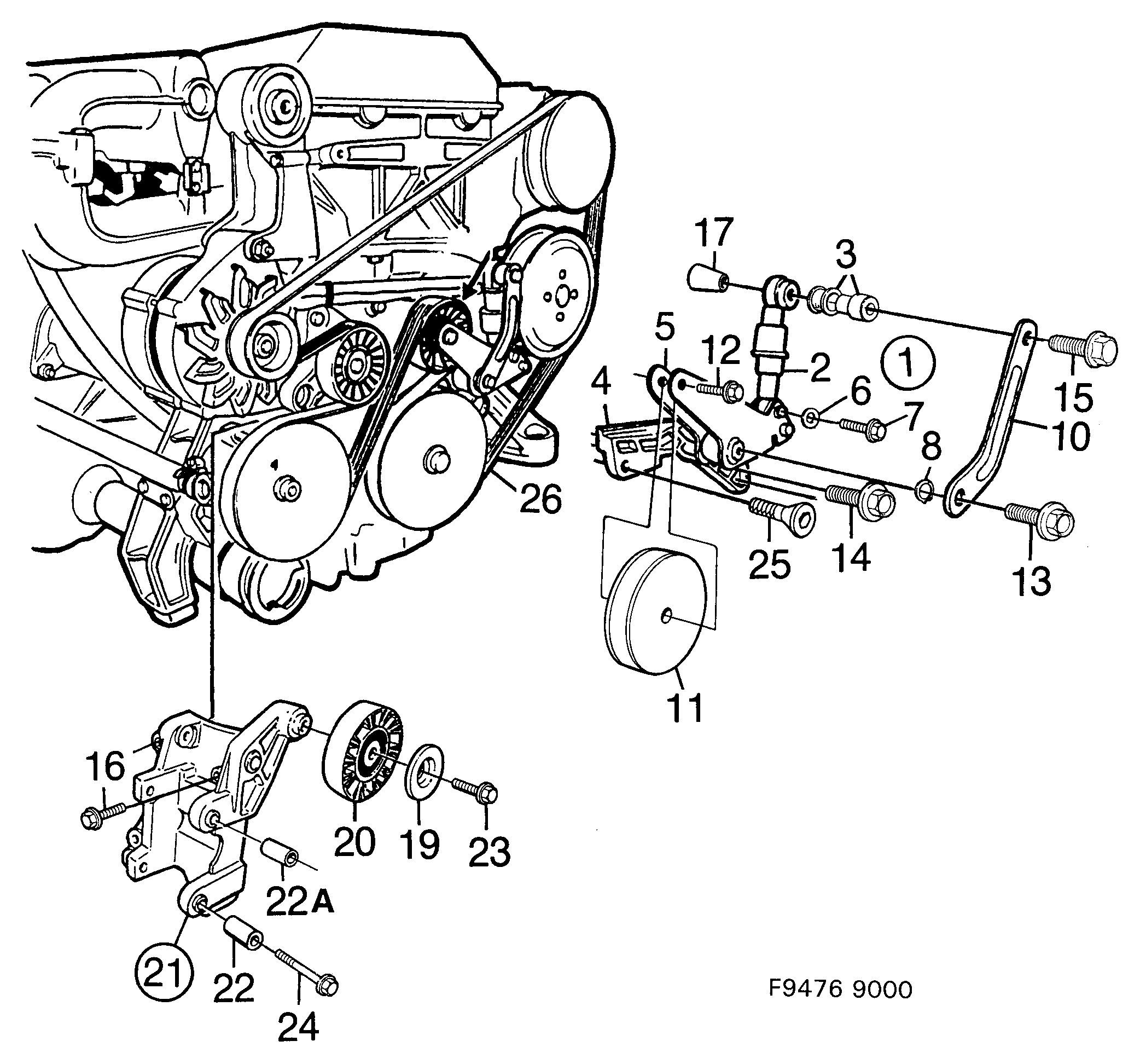 Scania 4395448 - Поликлиновой ремень autospares.lv