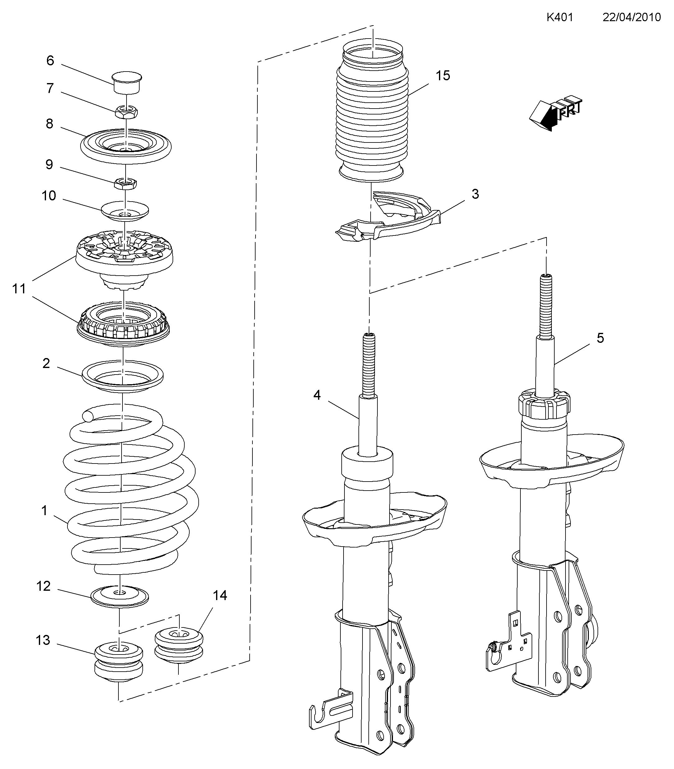 SAAB 344469 - Опора стойки амортизатора, подушка autospares.lv