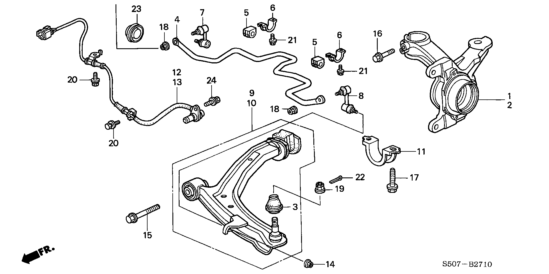 TOYOTA 51320-S2G-003 - Тяга / стойка, стабилизатор autospares.lv