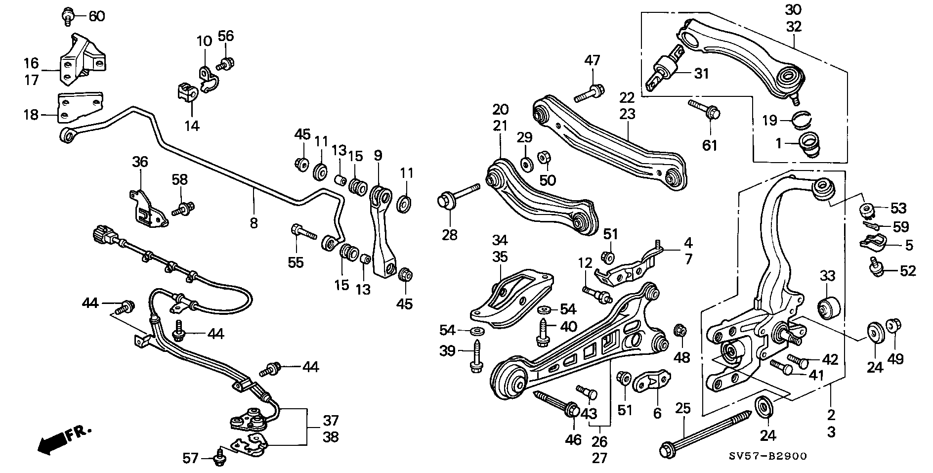 Rover 52390SM1A03 - Рычаг подвески колеса autospares.lv