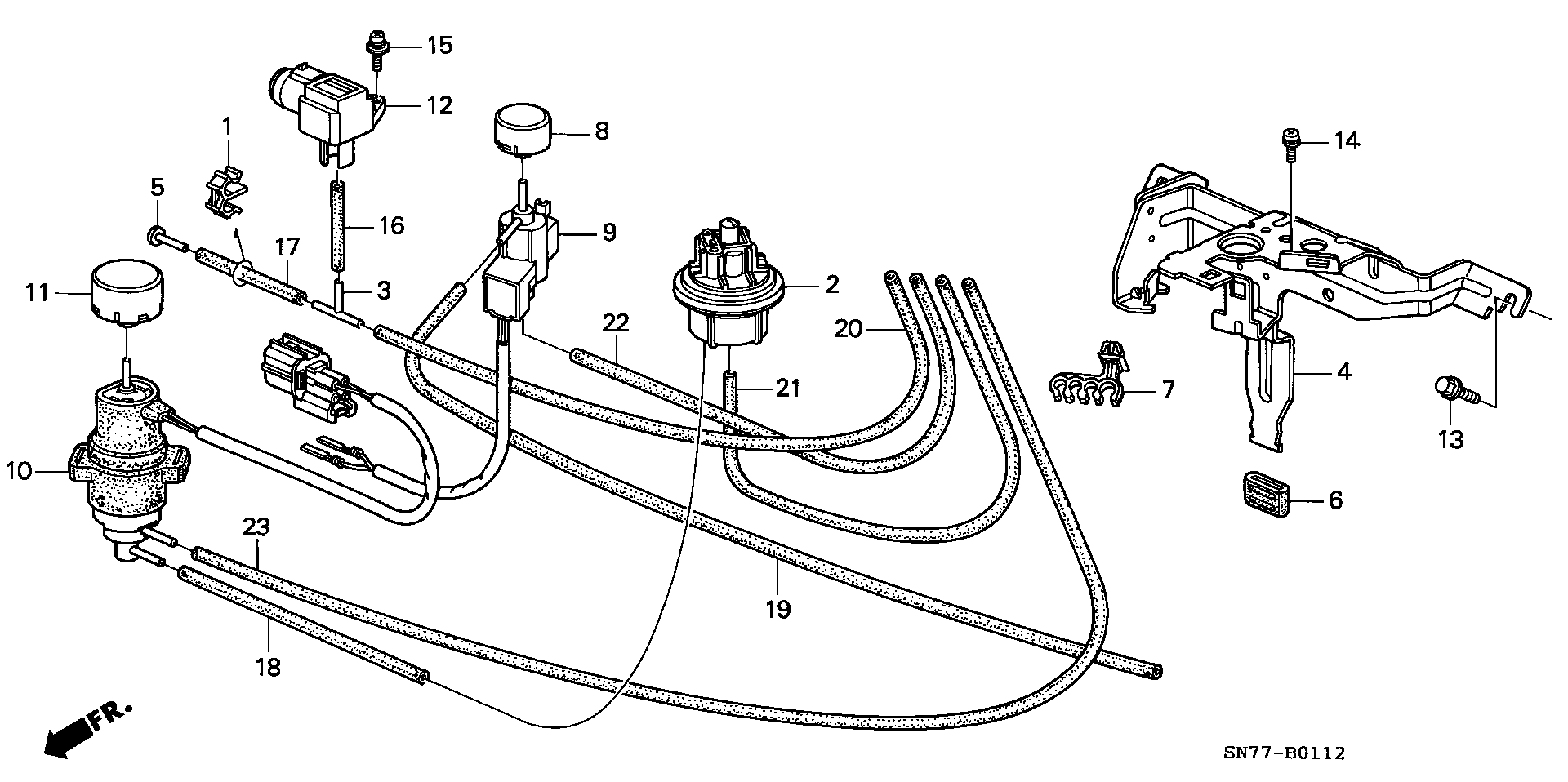 Honda 36194-PD2-661 - Воздушный фильтр, двигатель autospares.lv