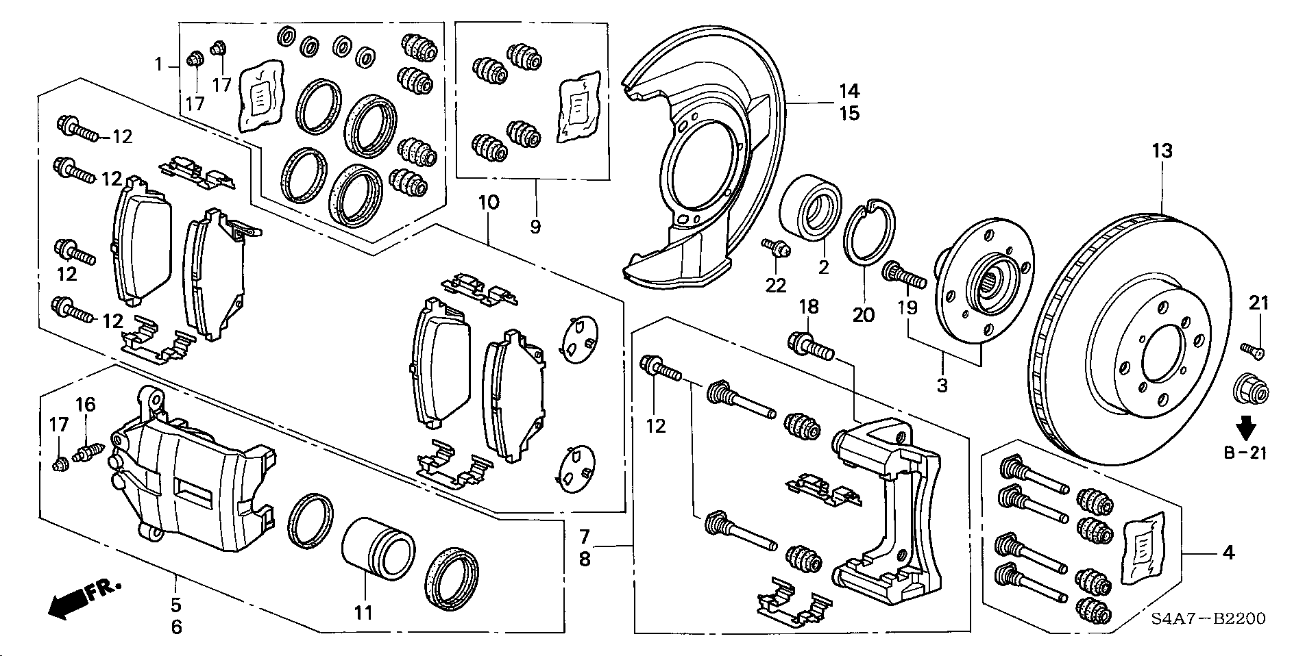 Honda 45251S1AG60 - Тормозной диск autospares.lv