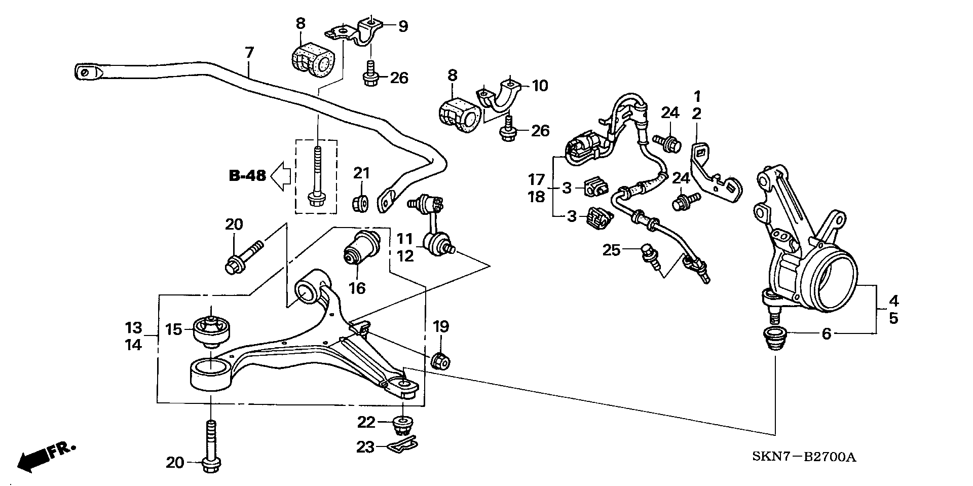 Honda 51360-SCA-S11 - Рычаг подвески колеса autospares.lv