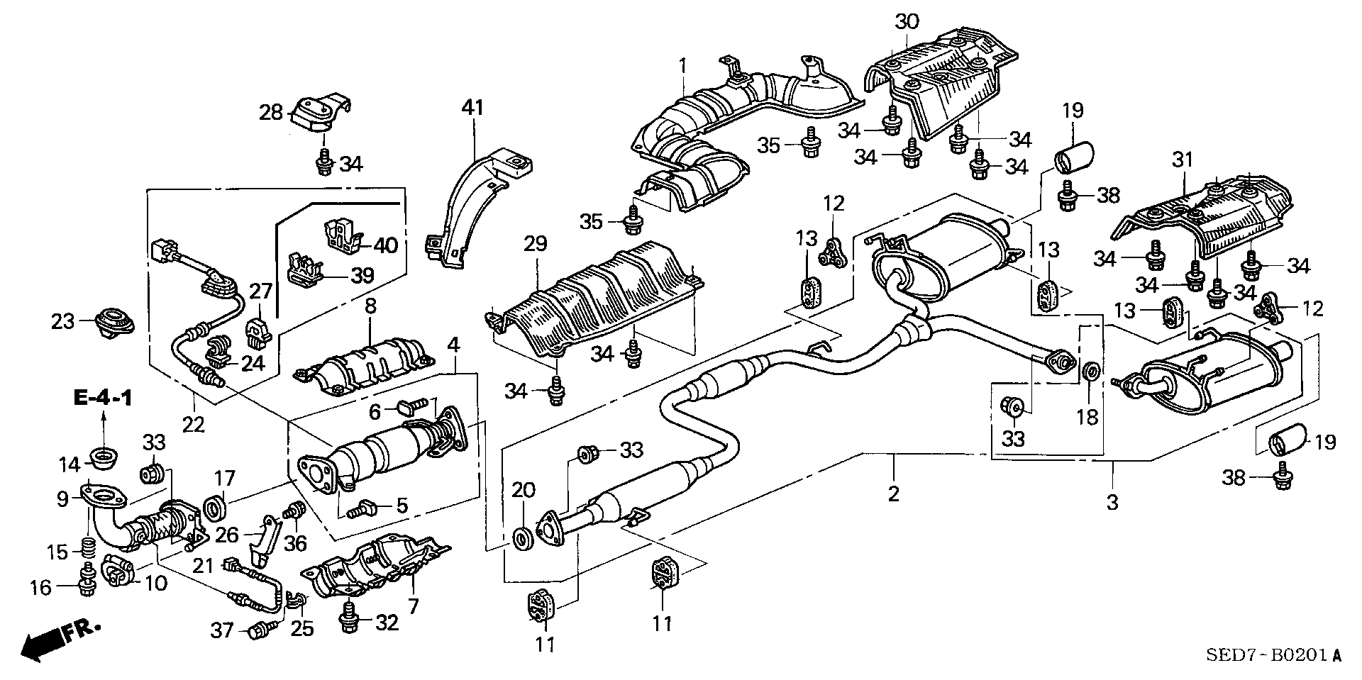 Honda 18160RBBG00 - Катализатор autospares.lv