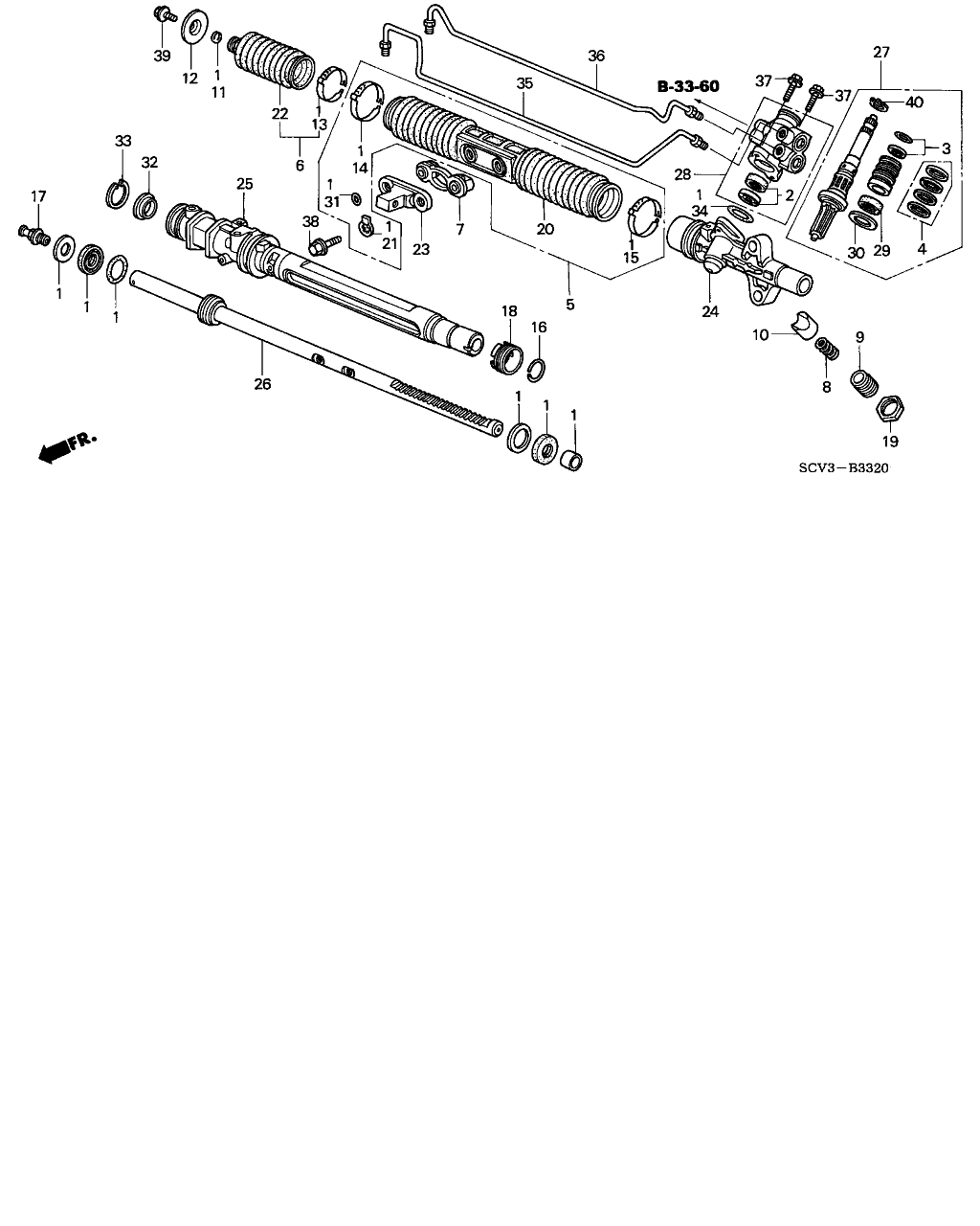 Honda 53534-S9A-003 - Комплект пыльника, рулевое управление autospares.lv