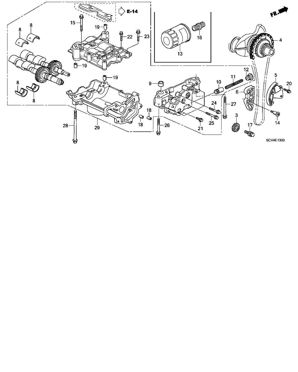 Honda 15400-PLM-A01 - Масляный фильтр autospares.lv