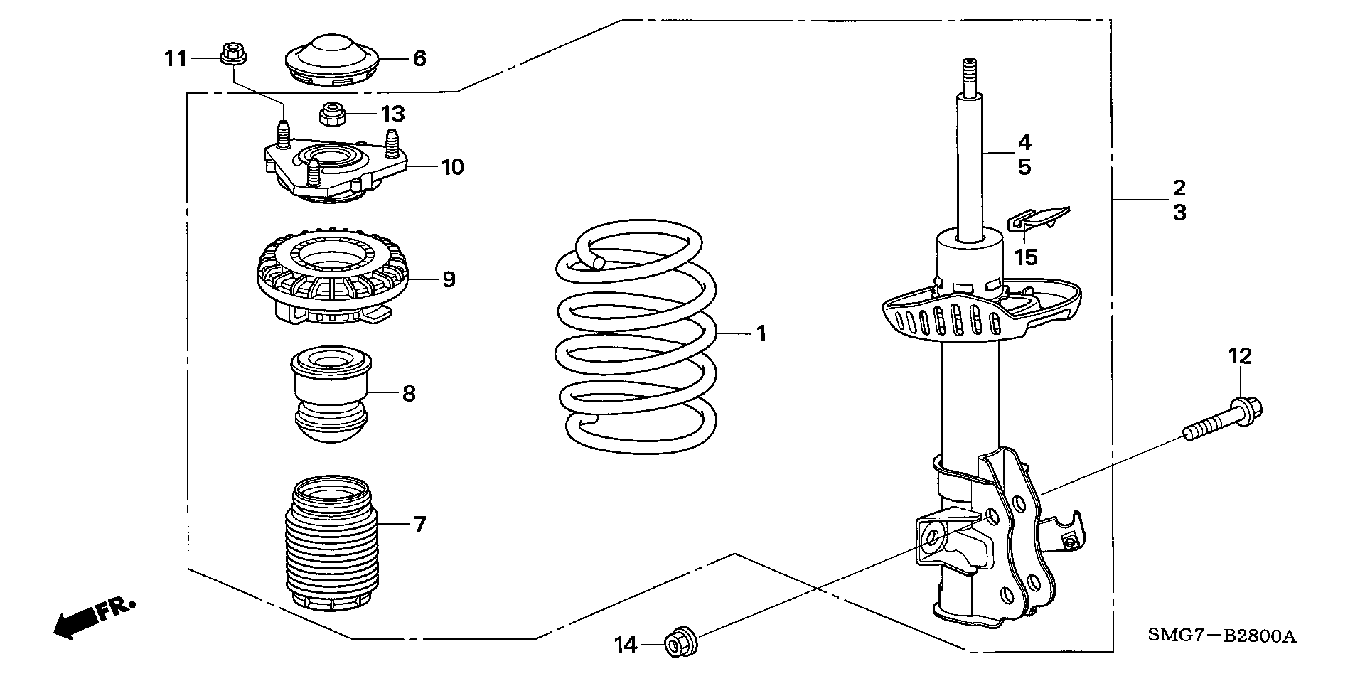 Honda 51401-SMG-E15 - Пружина ходовой части autospares.lv