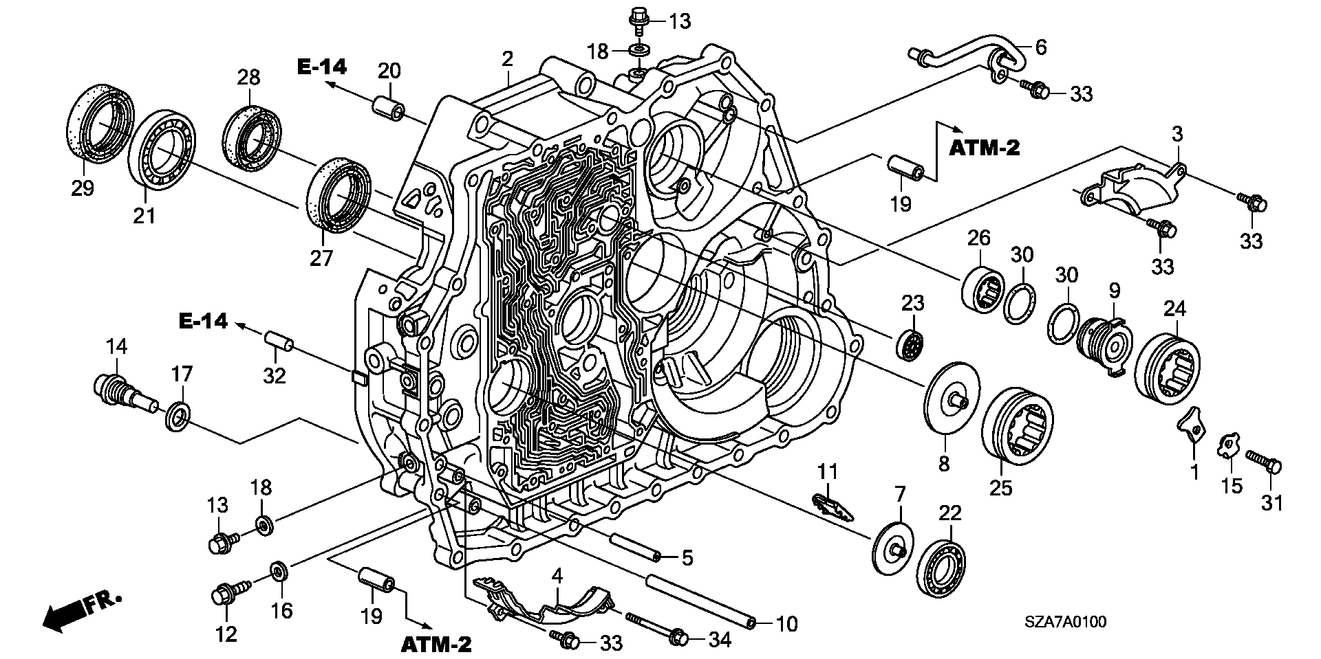 Honda 91207PY4004 - Сальник АКПП autospares.lv
