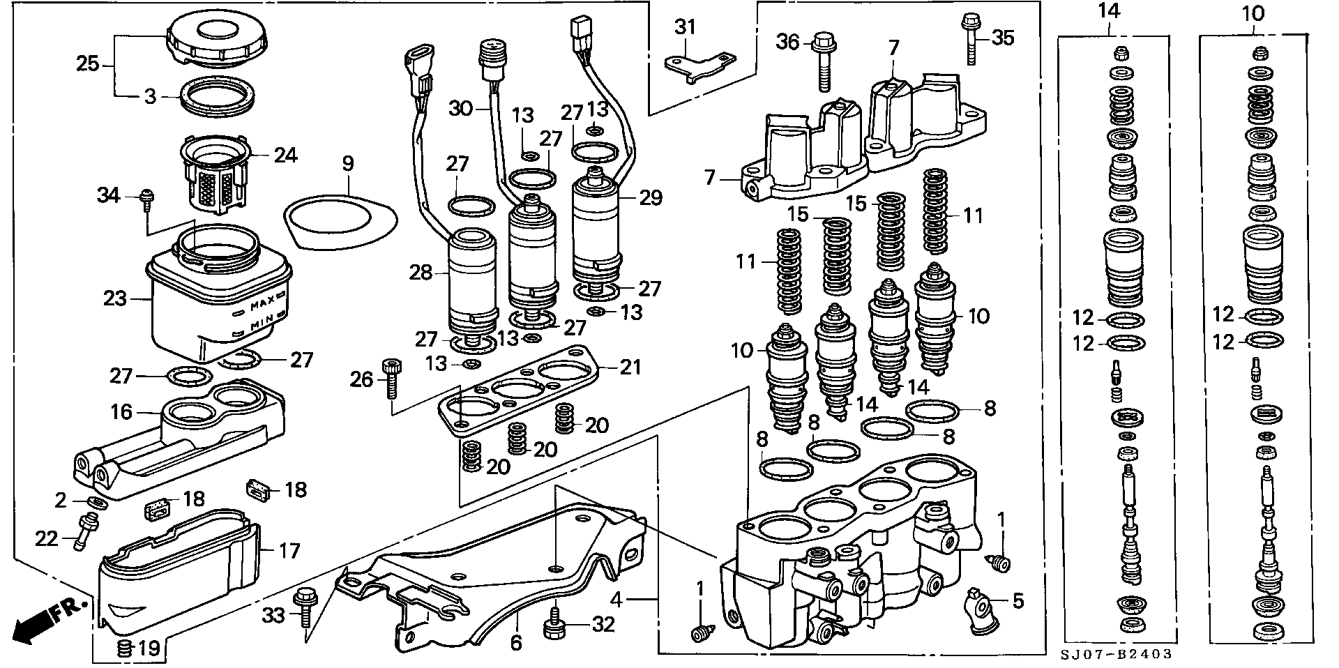 Honda 46472-568-000 - Кронштейн, тормозной шланг autospares.lv