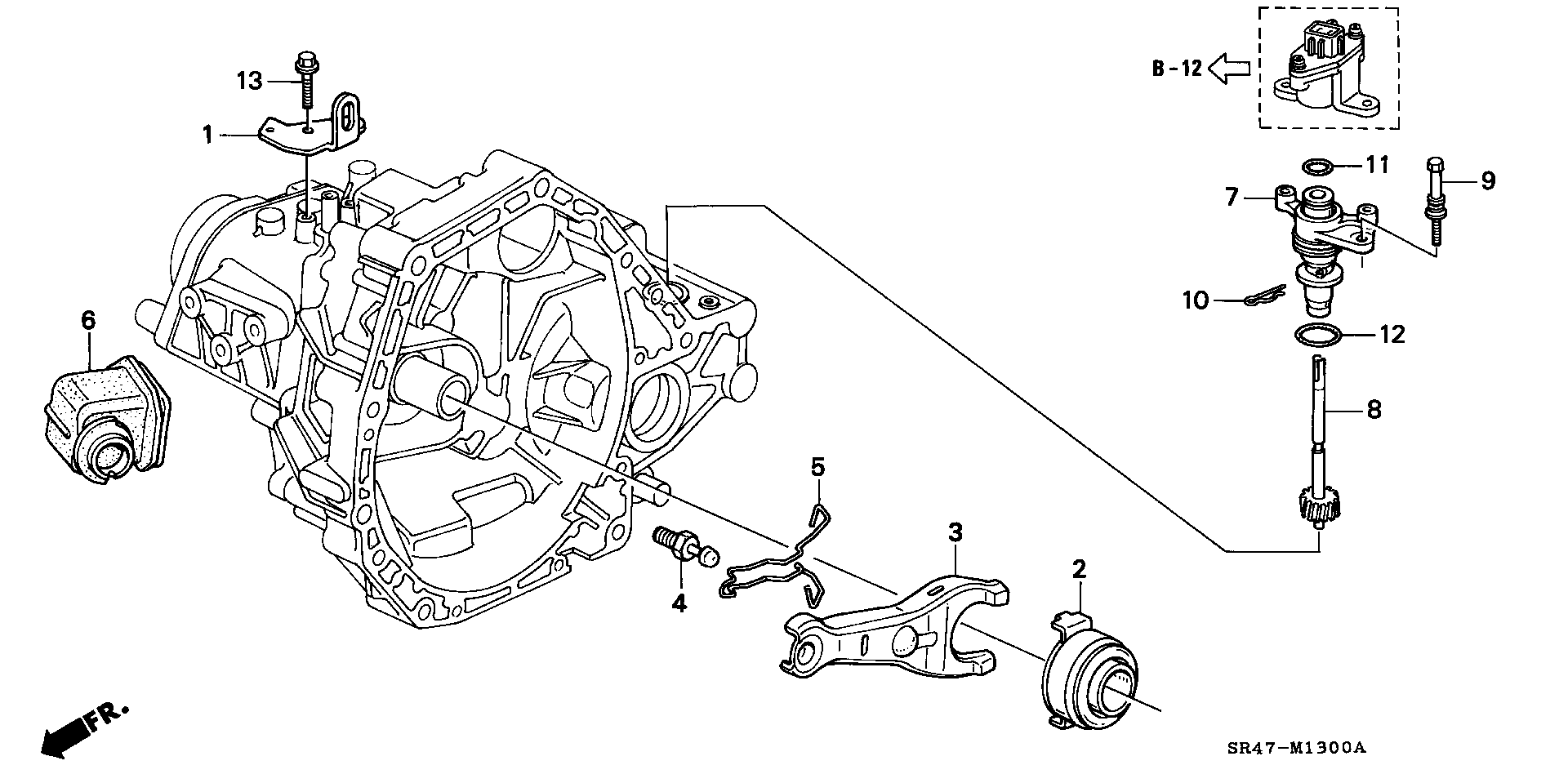 Honda 22810-P21-003 - Выжимной подшипник сцепления autospares.lv