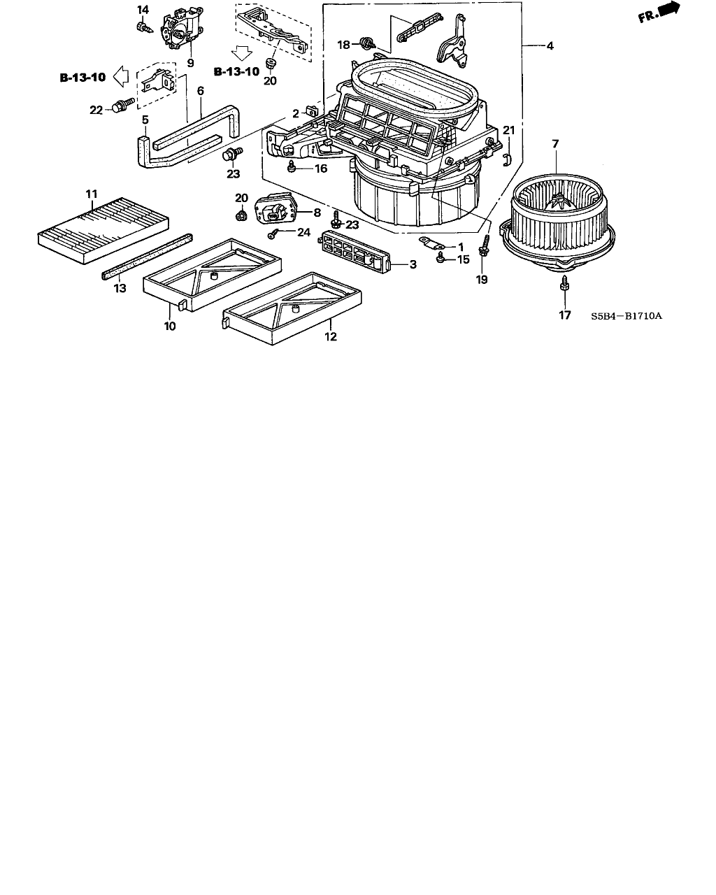 Honda 80292-S5D-A01 - Фильтр воздуха в салоне autospares.lv