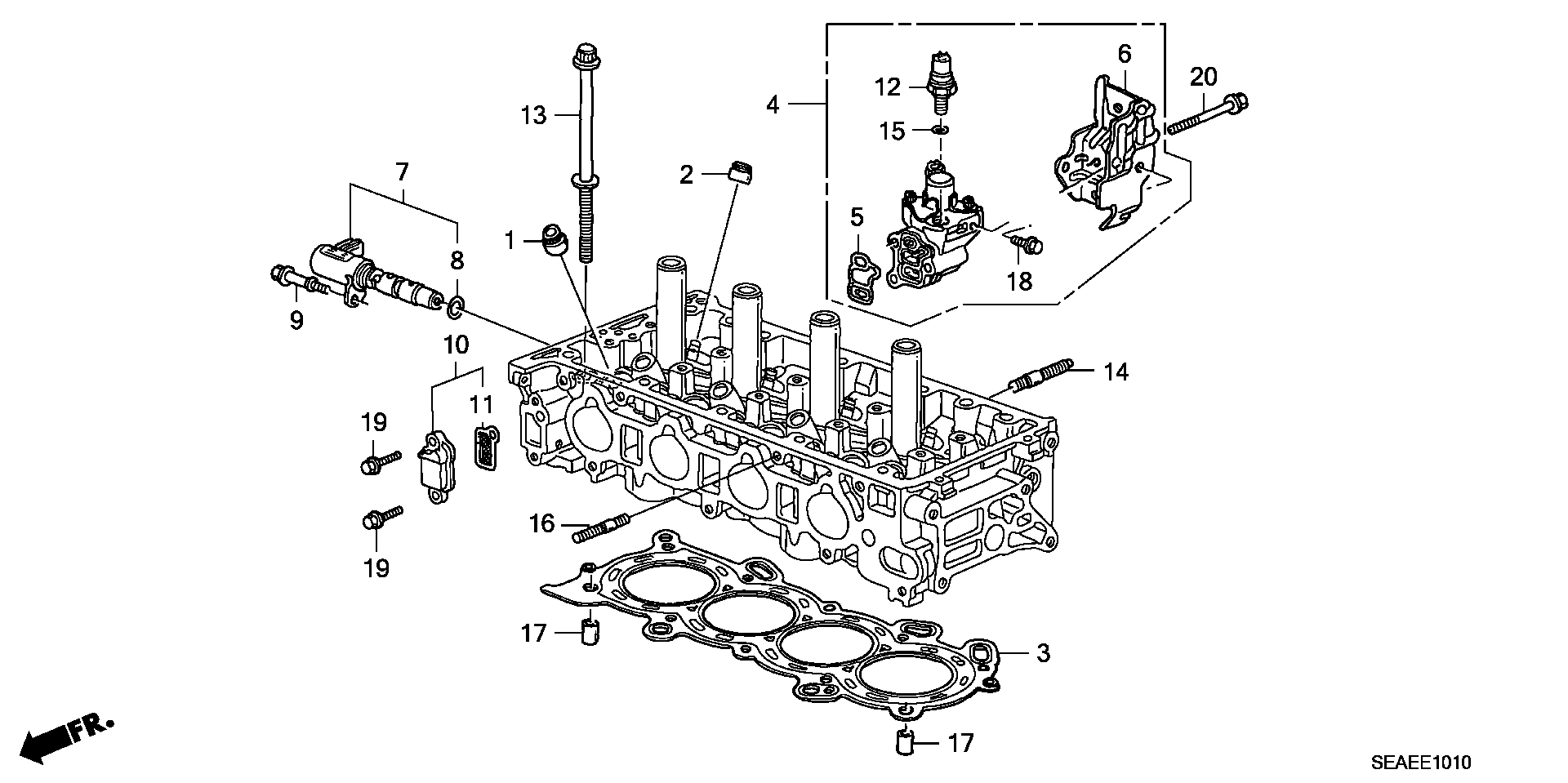 Honda 15815-RAA-A02 - Прокладка, сетчатый масляный фильтр autospares.lv