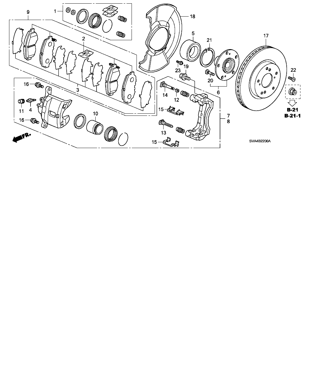 Honda 90681-SNA-000 - Подшипник ступицы колеса, комплект autospares.lv
